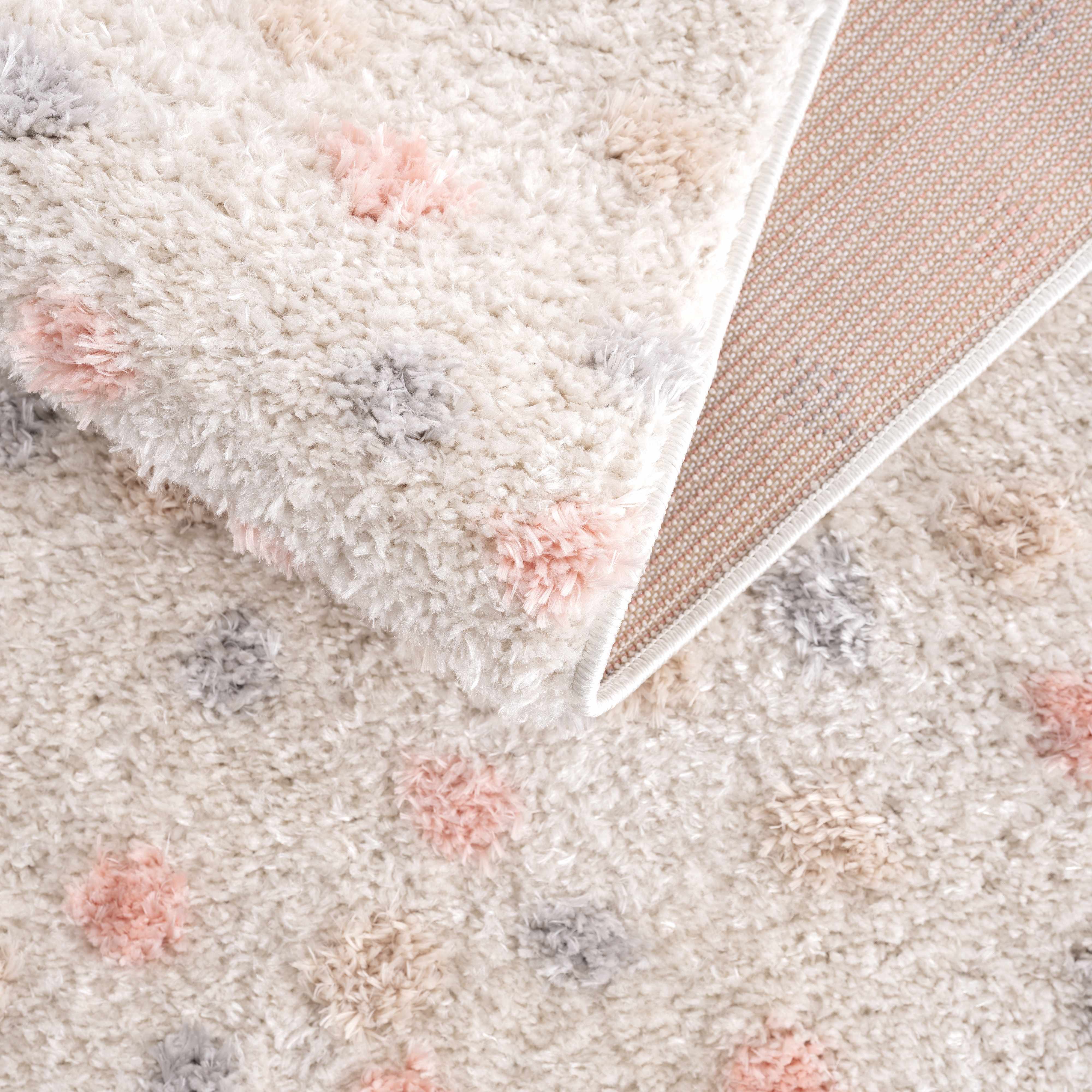 Cansu Area Rug  Plush Pile, Machine Woven, Contemporary Design