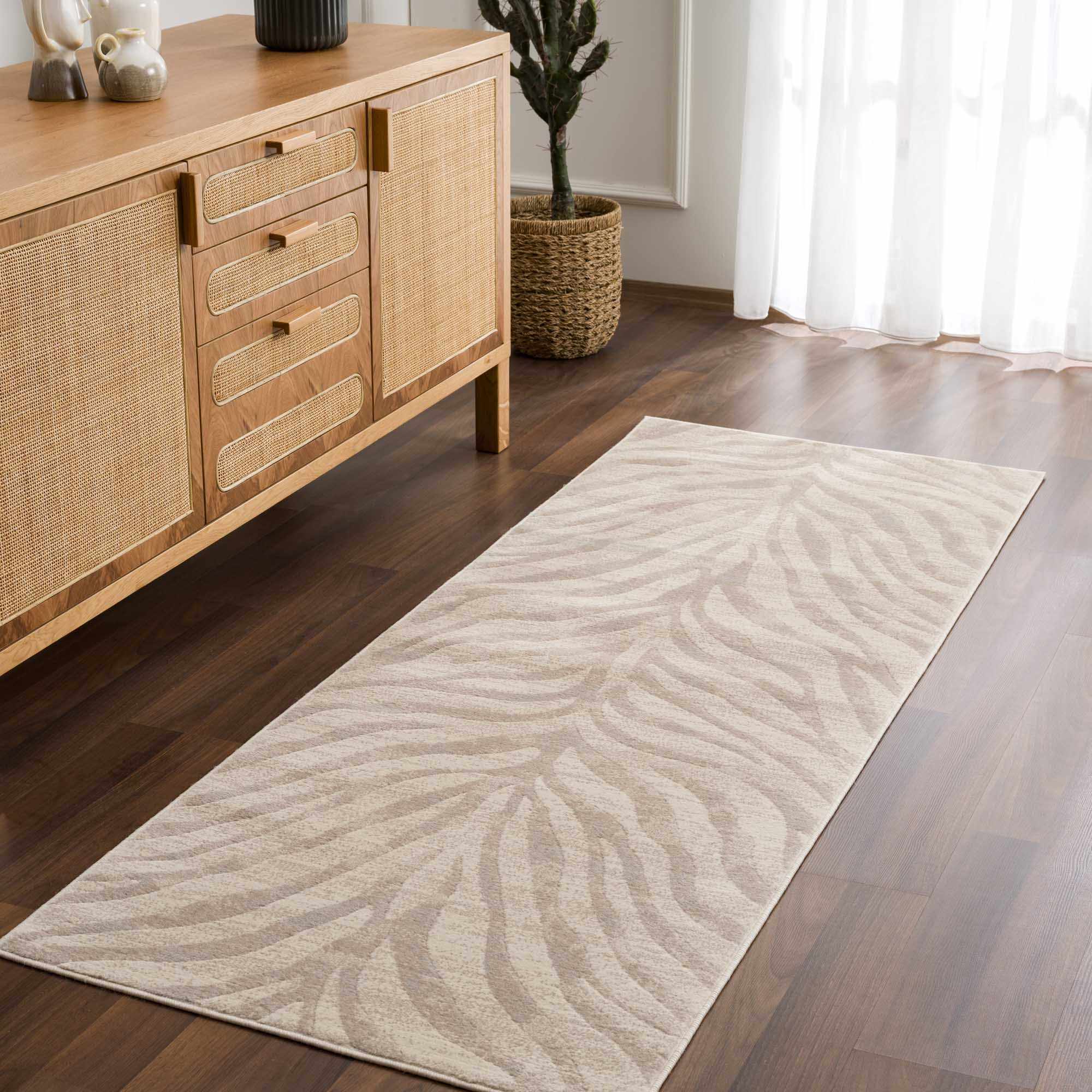 Bela Zebra Print Area Rug  Machine Woven  100% Polypropylene
