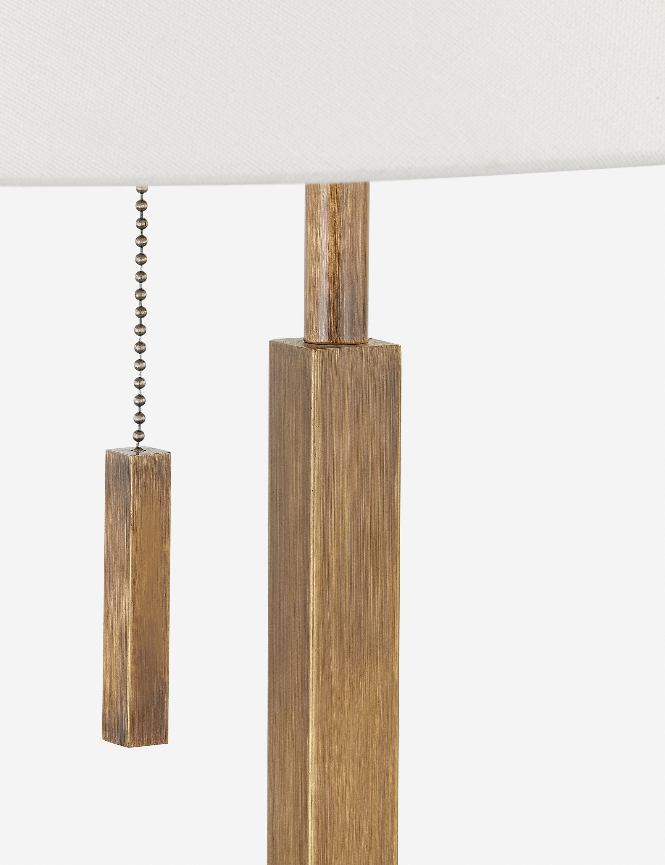 Cleo Table Lamp | Antique Brass Finish, Chic Pull Chain