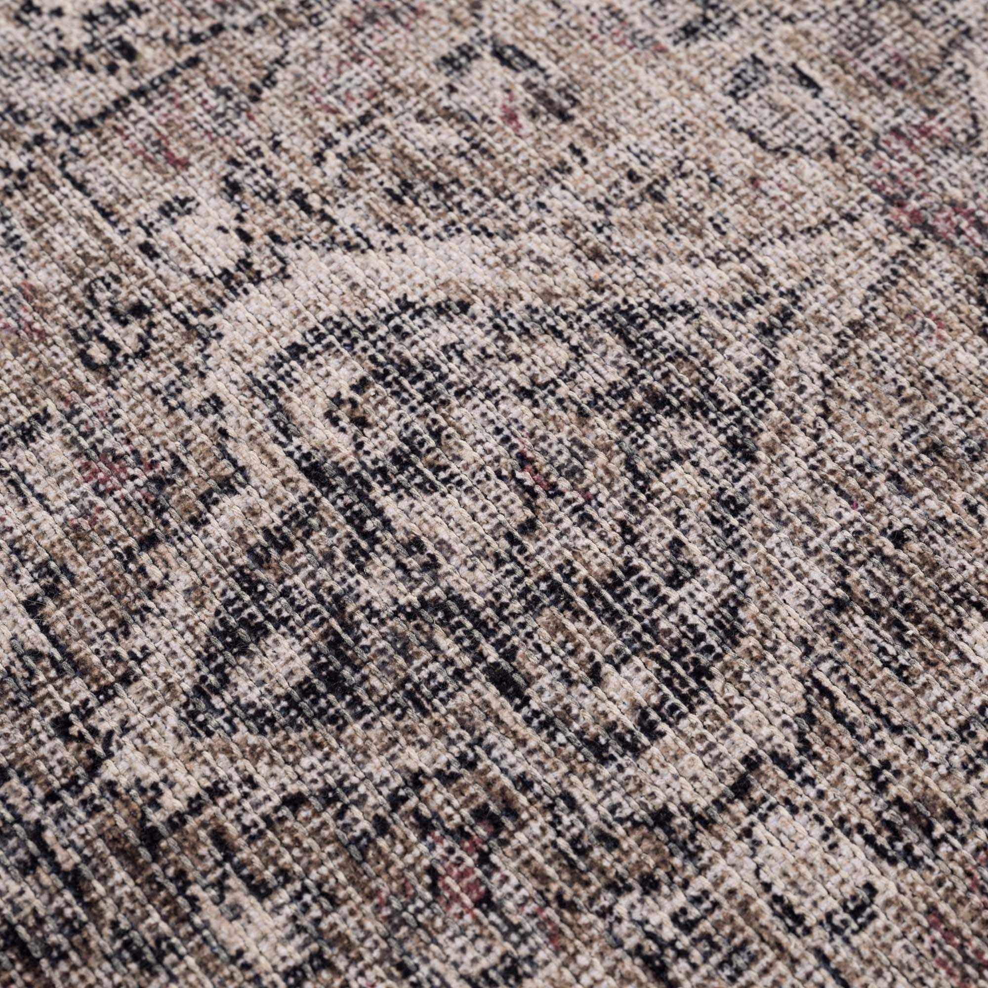Blythe Washable Rug  Machine Woven  Traditional Style  Dusty Blue