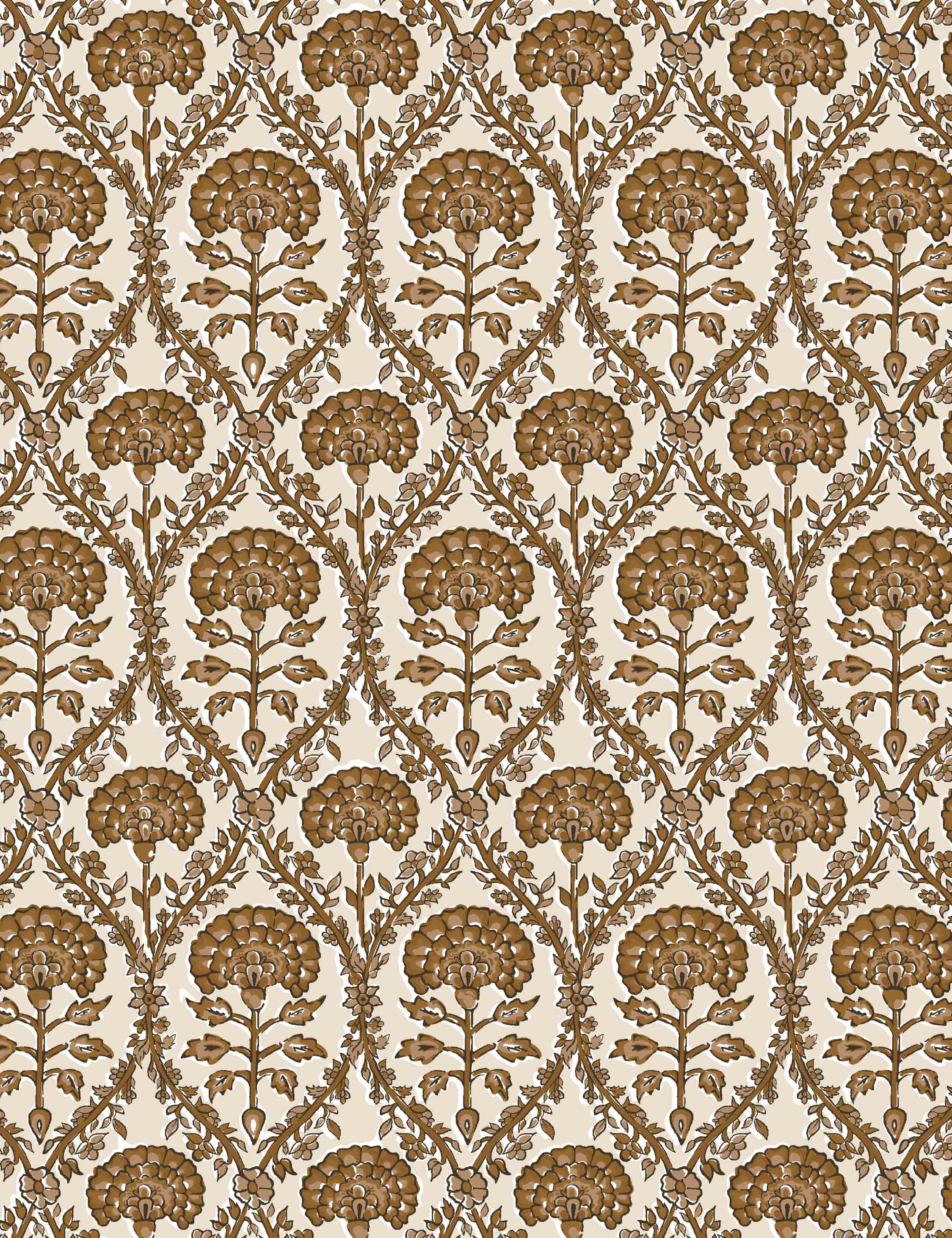 Aura Round Ottoman | Fringe Trim, Custom Upholstery
