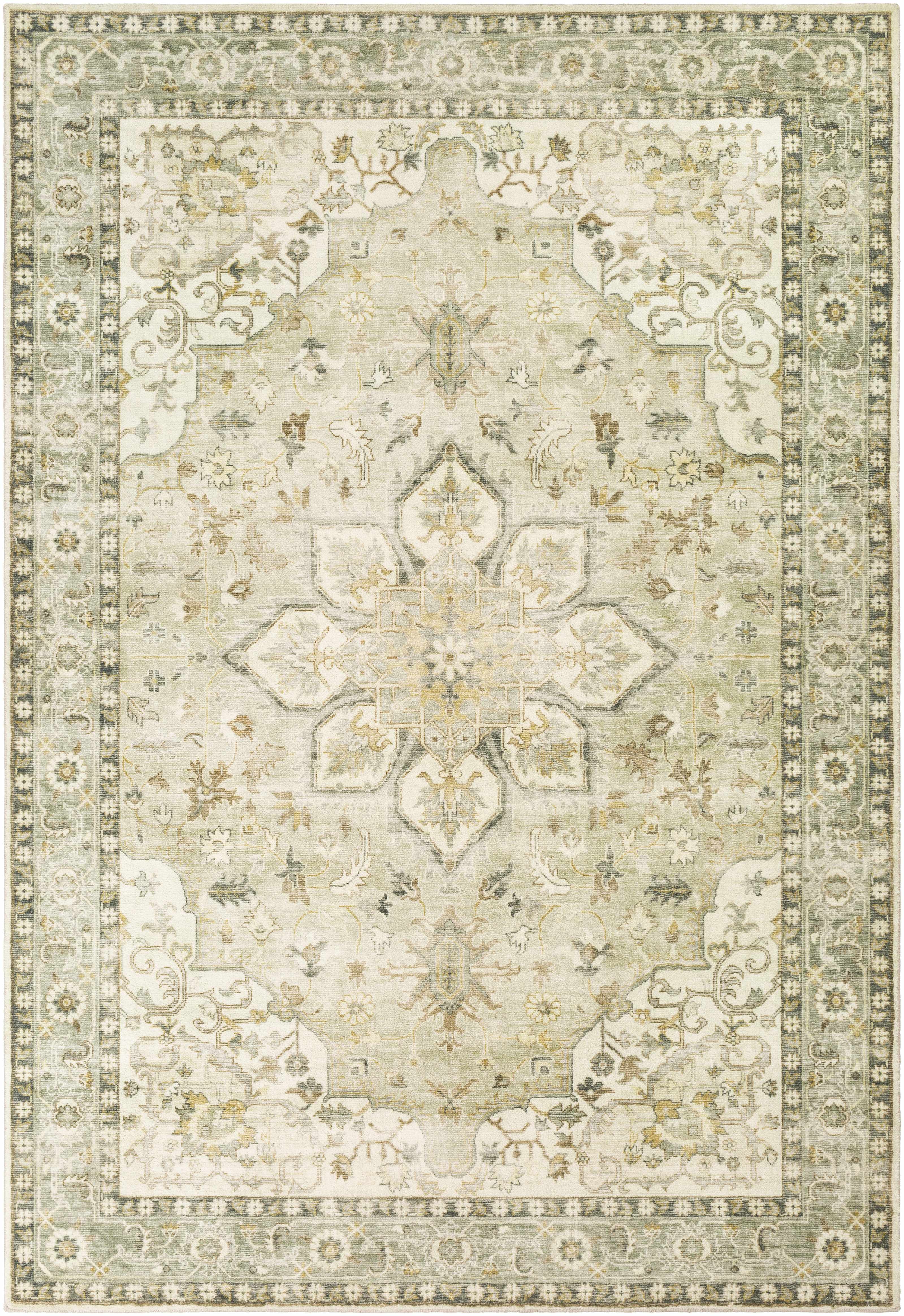 Cielo Area Rug  Traditional  Machine Woven  Medium Pile