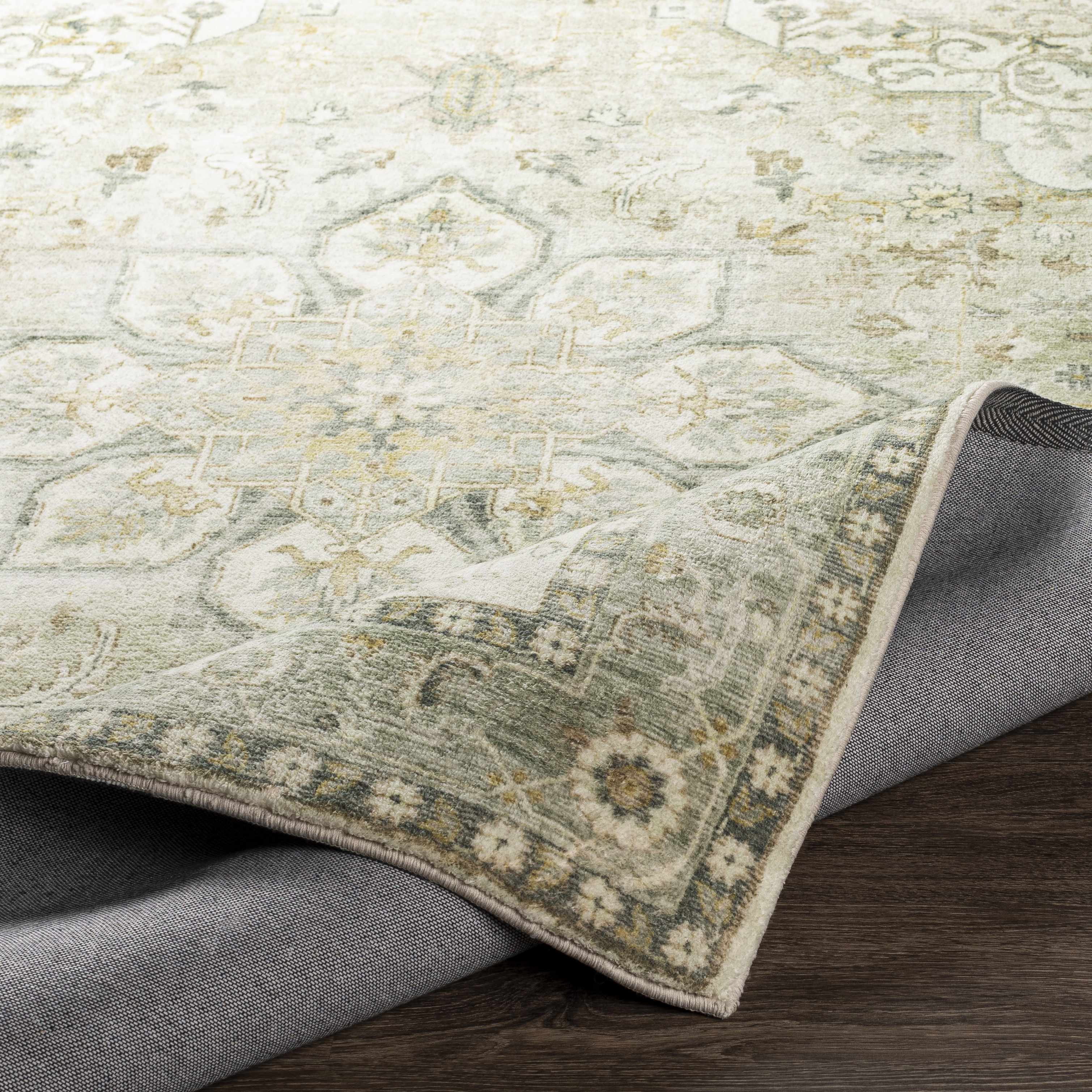 Cielo Area Rug  Traditional  Machine Woven  Medium Pile