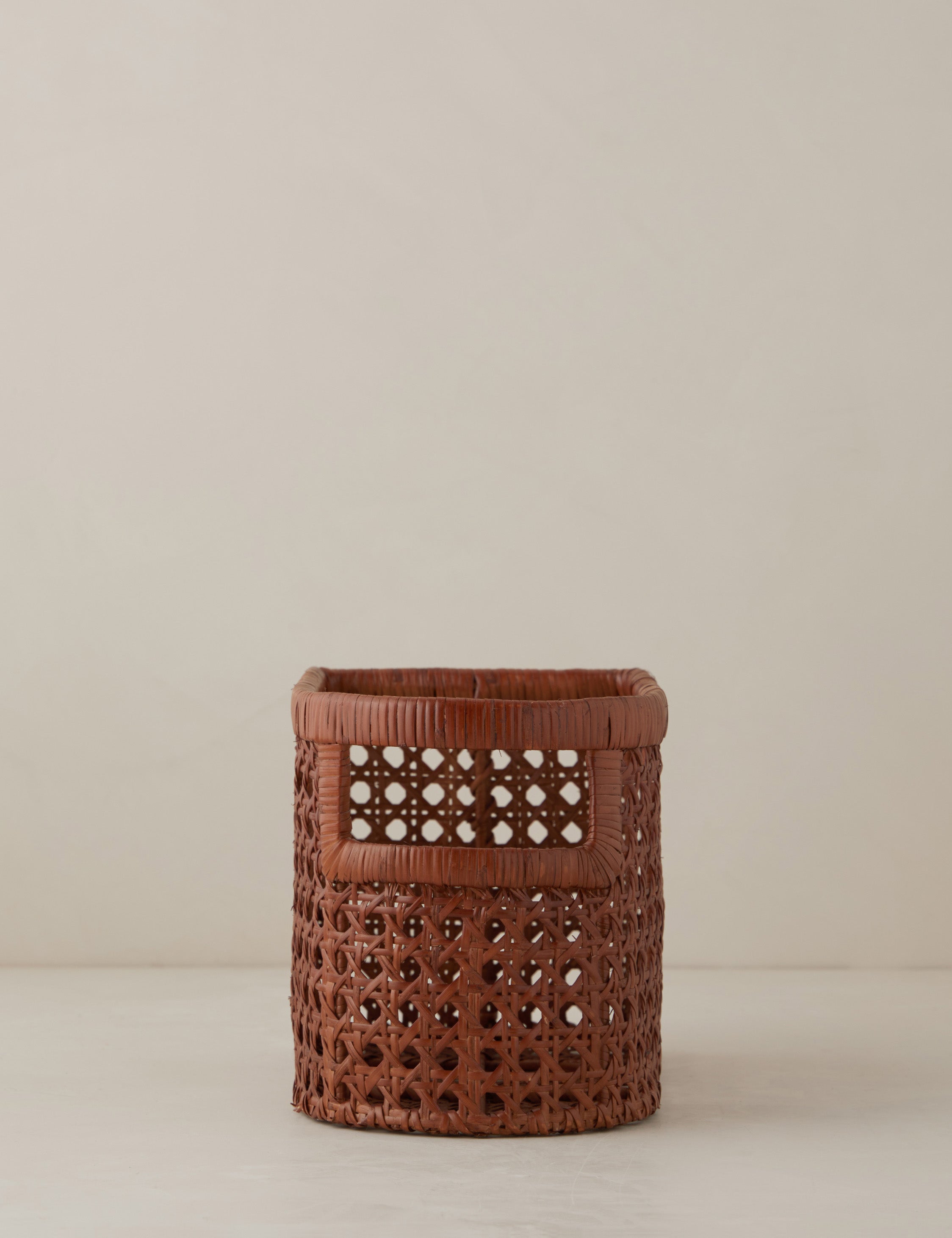 Bela Cane Basket | Flat-Back Design, Front-Facing Handle