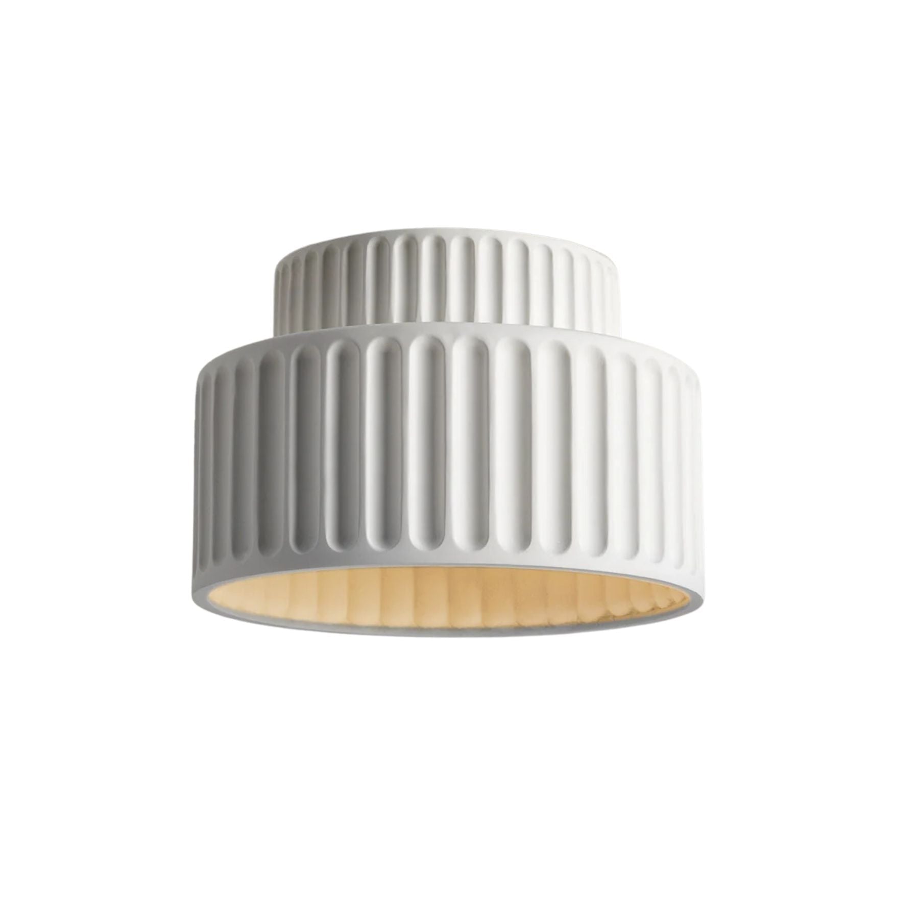 Bela Compacte Plafondlamp | Duurzaam Hars, Retro Ontwerp