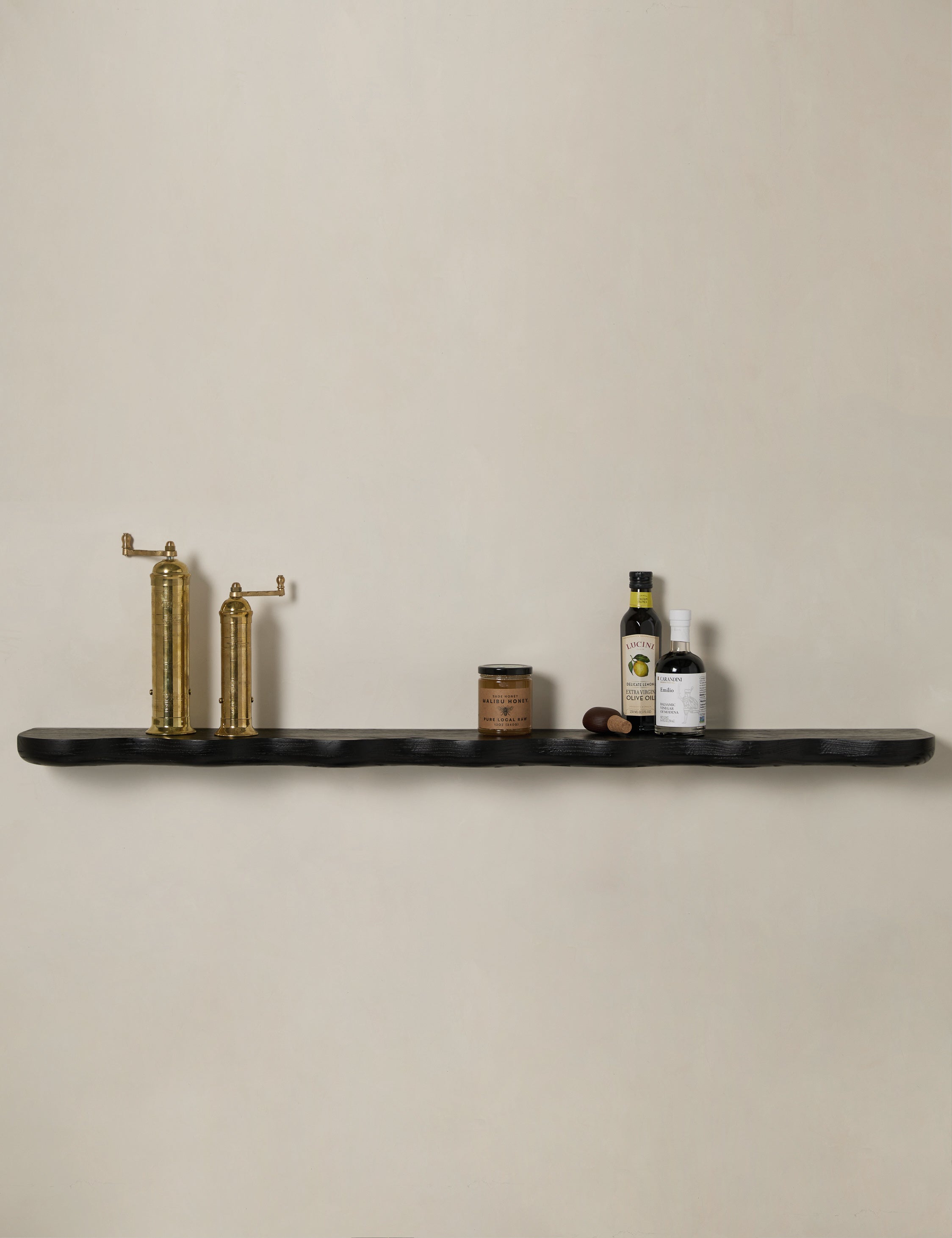 Cario Wall Shelf | Sculptural Solid Oak Design