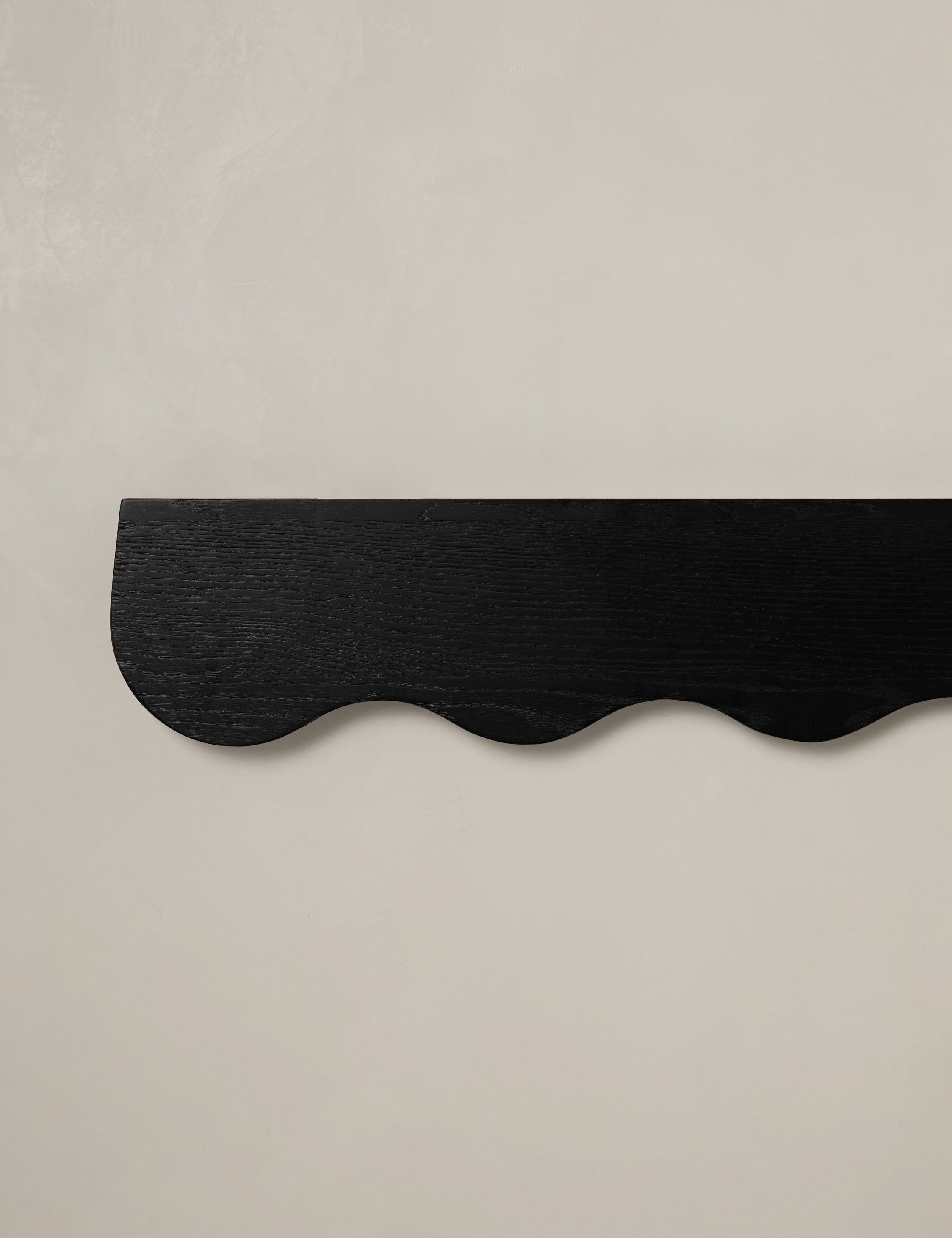 Cario Wall Shelf | Sculptural Solid Oak Design