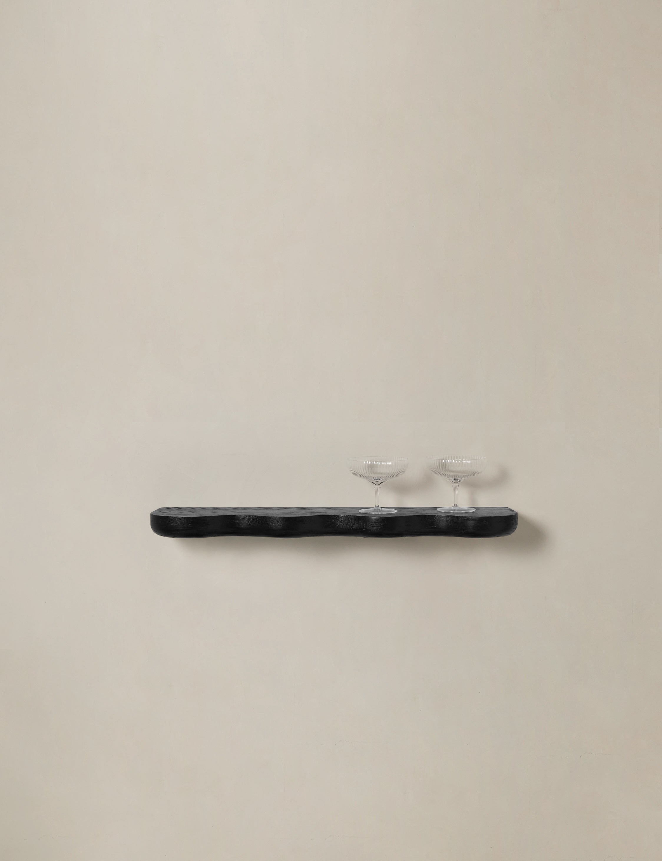 Caro Wall Shelf | Sculptural Solid Oak Design