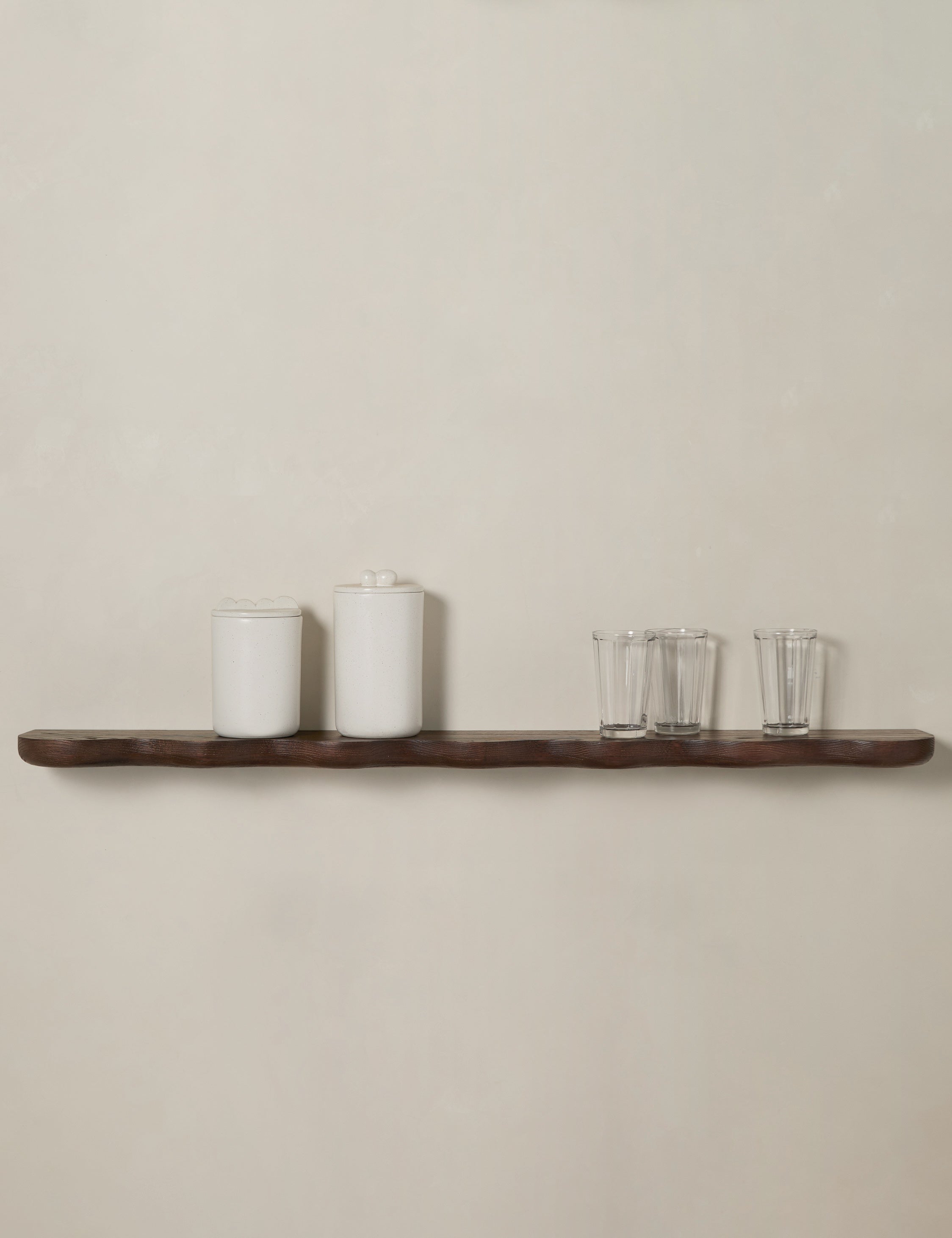 Cario Wall Shelf | Sculptural Solid Oak Design