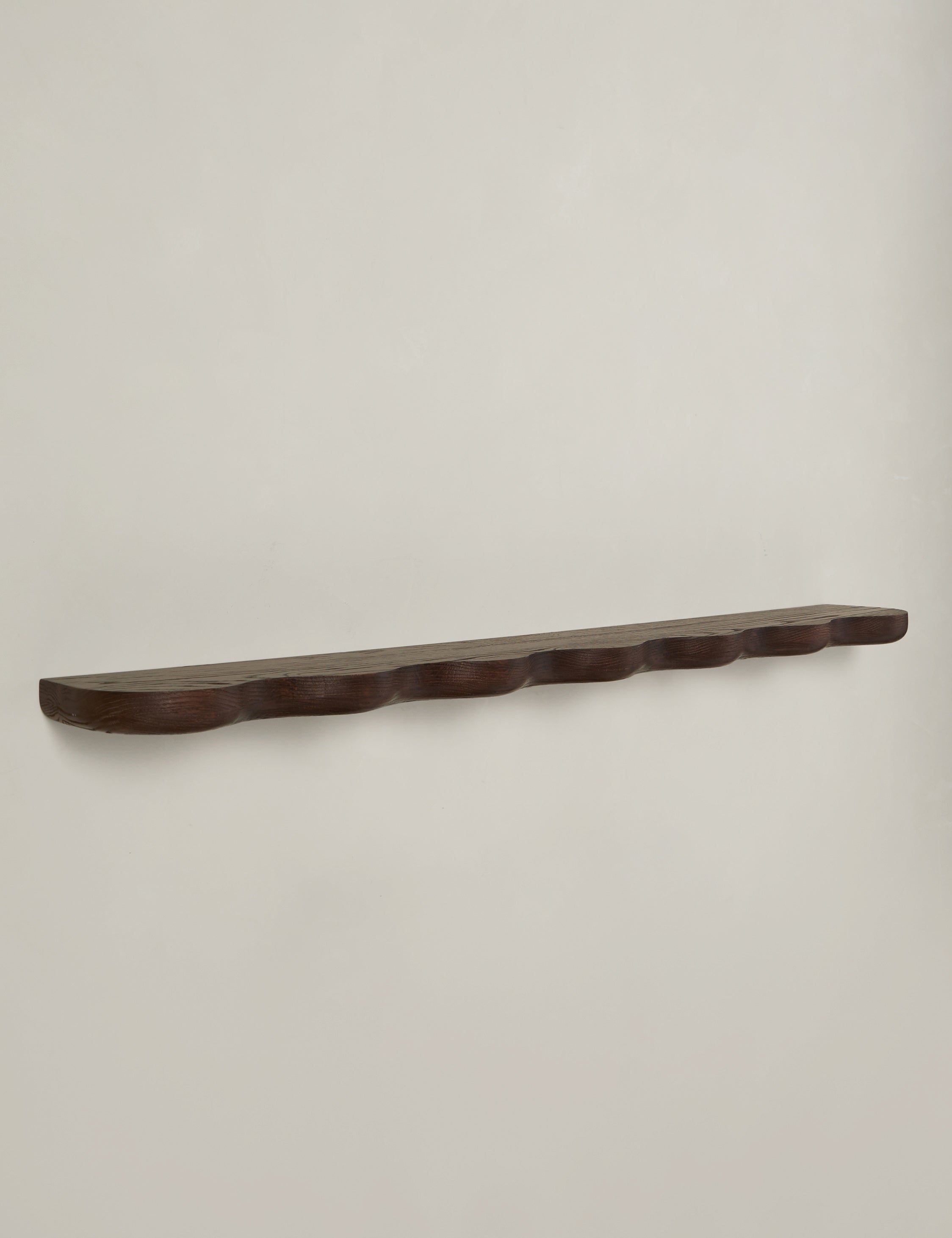 Caro Wall Shelf | Sculptural Solid Oak Design