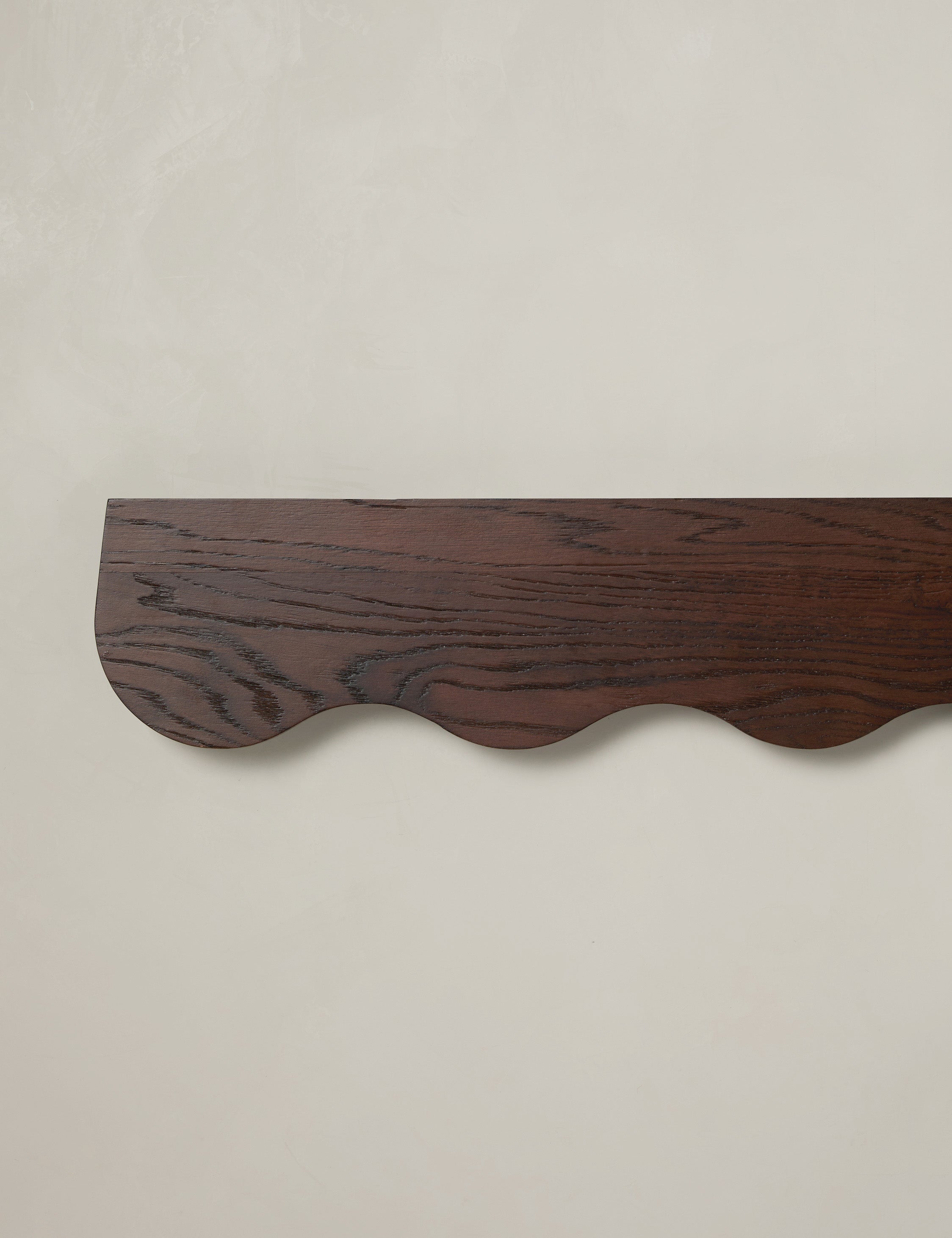 Caro Wall Shelf | Sculptural Solid Oak Design