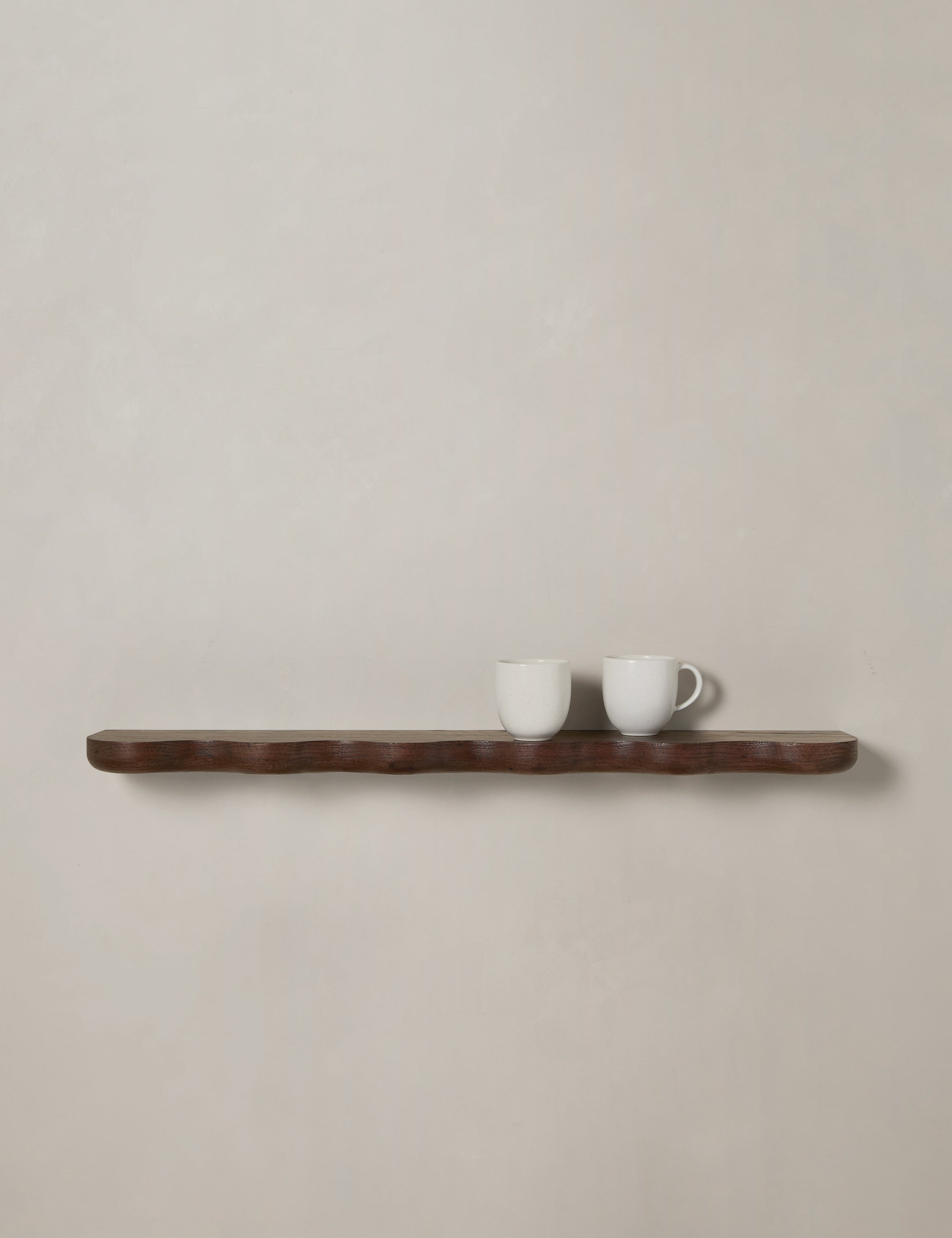 Cario Wall Shelf | Sculptural Solid Oak Design