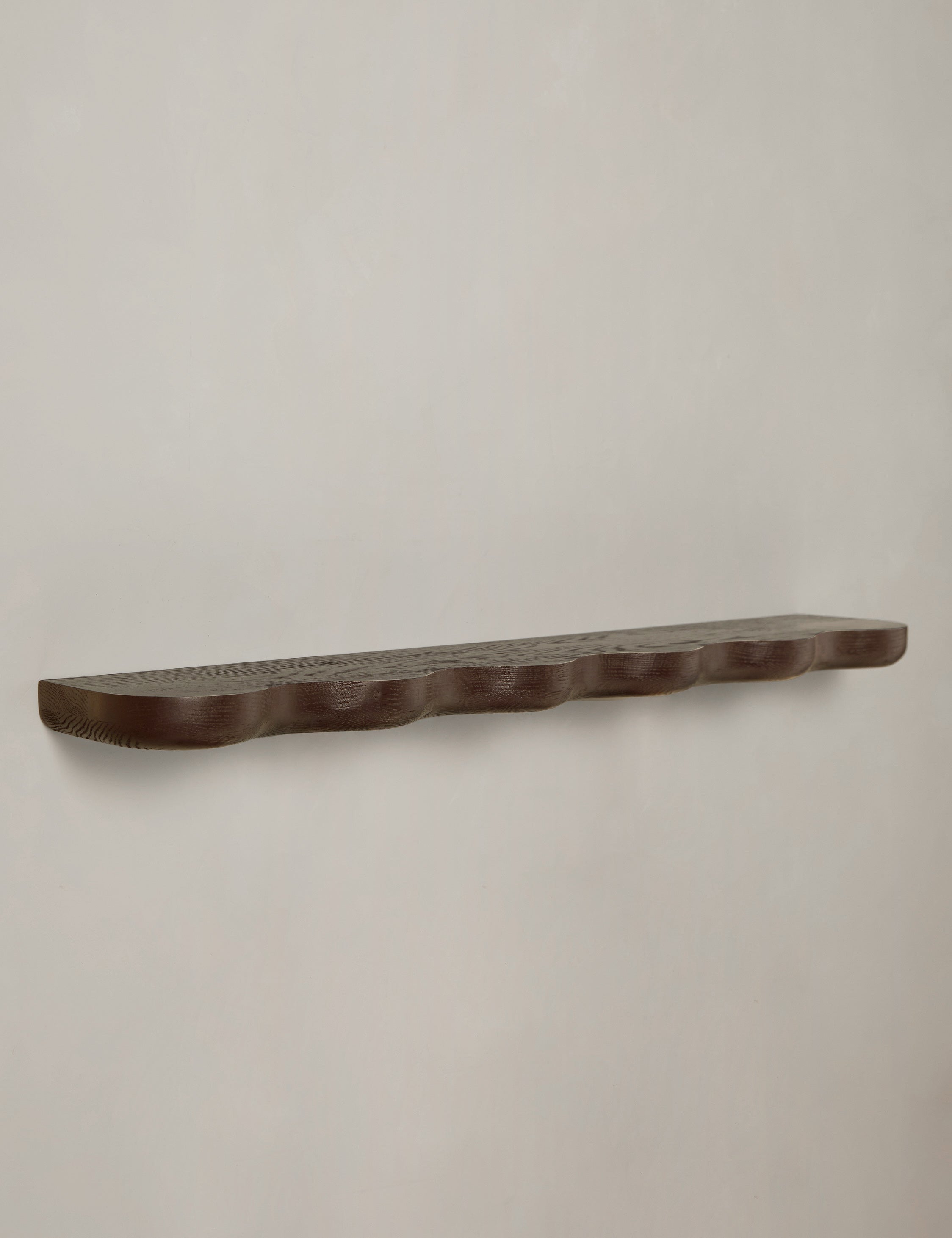 Caro Wall Shelf | Sculptural Solid Oak Design