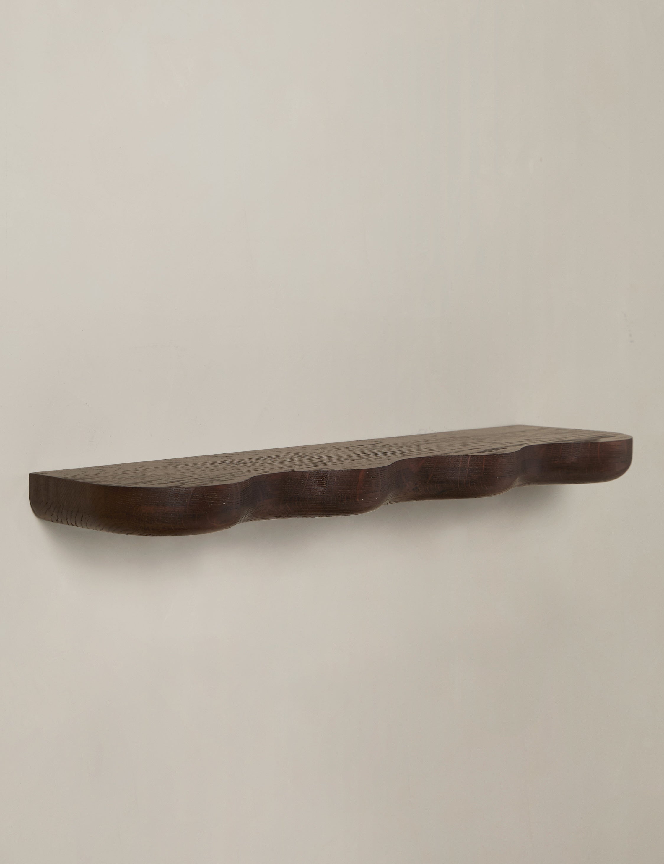 Cario Wall Shelf | Sculptural Solid Oak Design