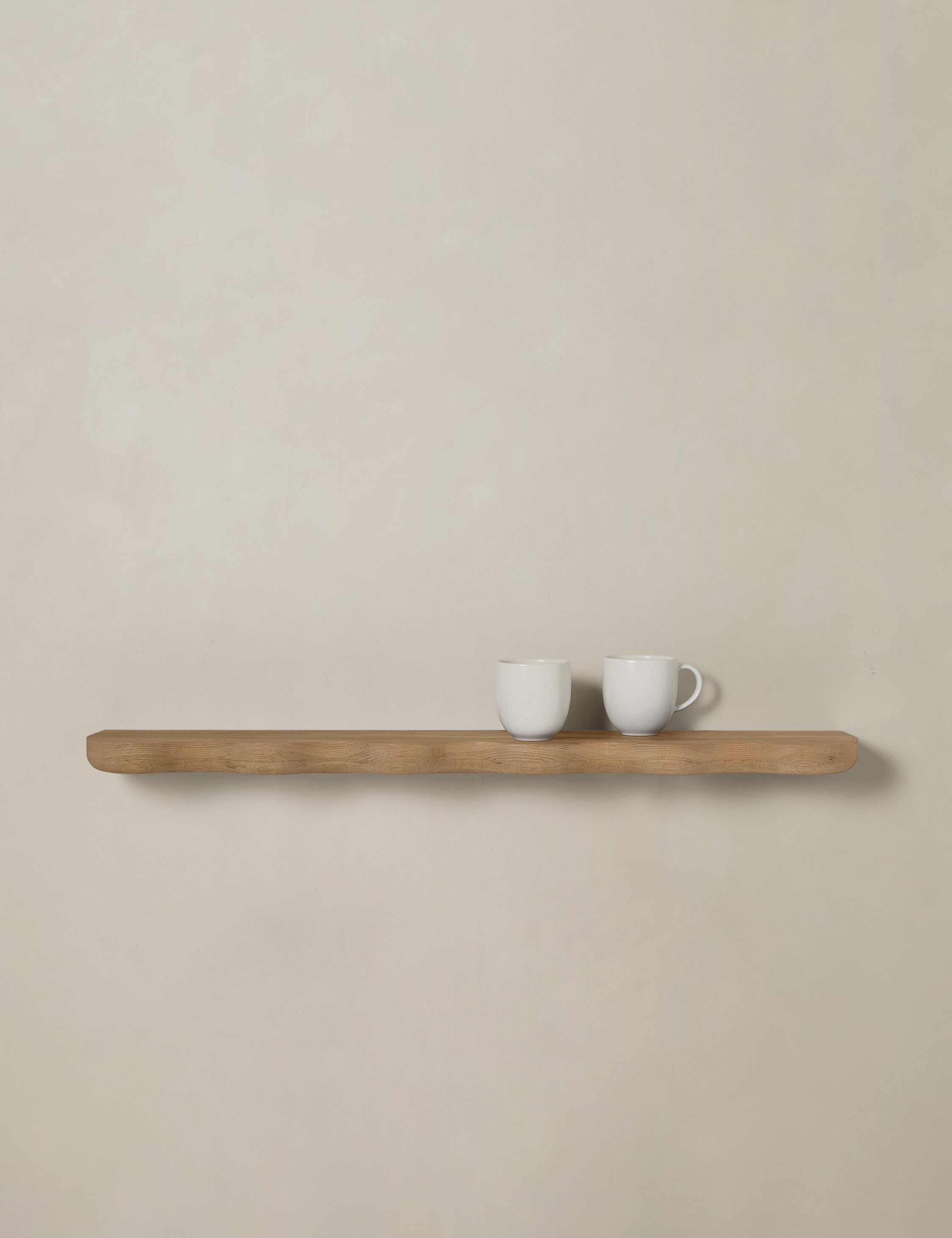 Caro Wall Shelf | Sculptural Solid Oak Design