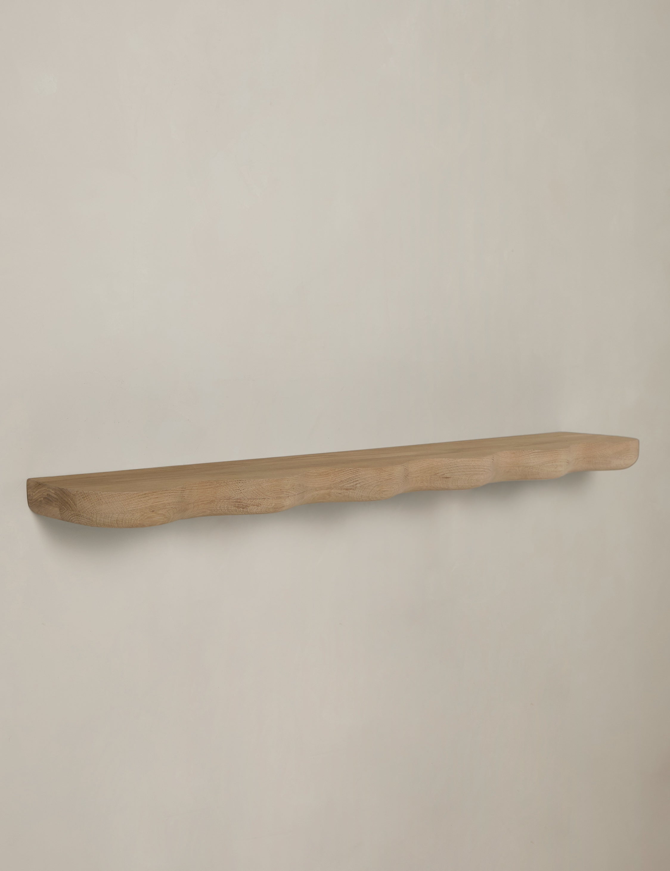 Caro Wall Shelf | Sculptural Solid Oak Design