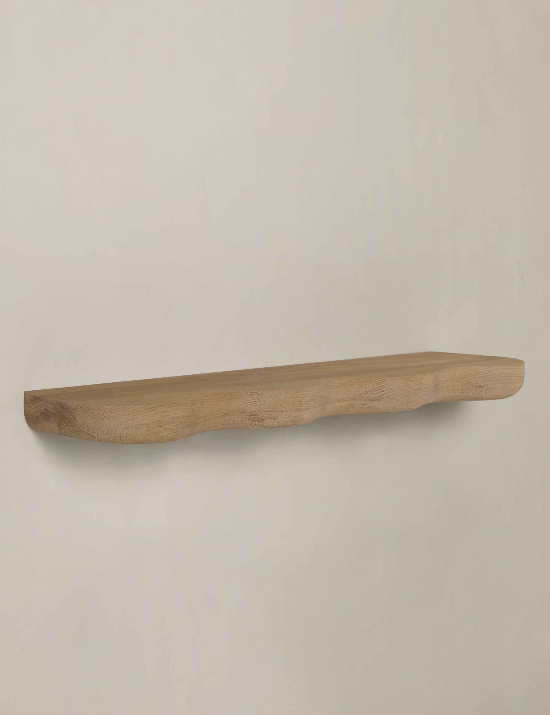 Cario Wall Shelf | Sculptural Solid Oak Design