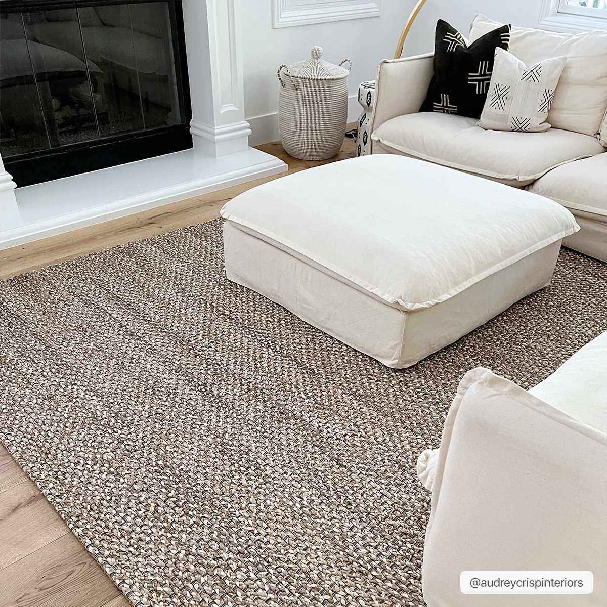 Cairo Jute Rug Hand Woven Natural 100% Jute Contemporary Style