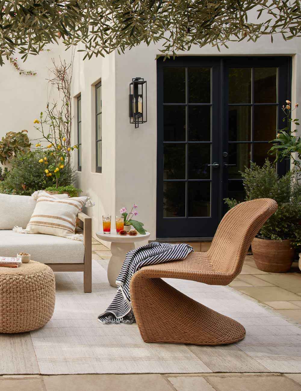 Juno Outdoor Sconce | Lantern-Style, Wet-Rated Design
