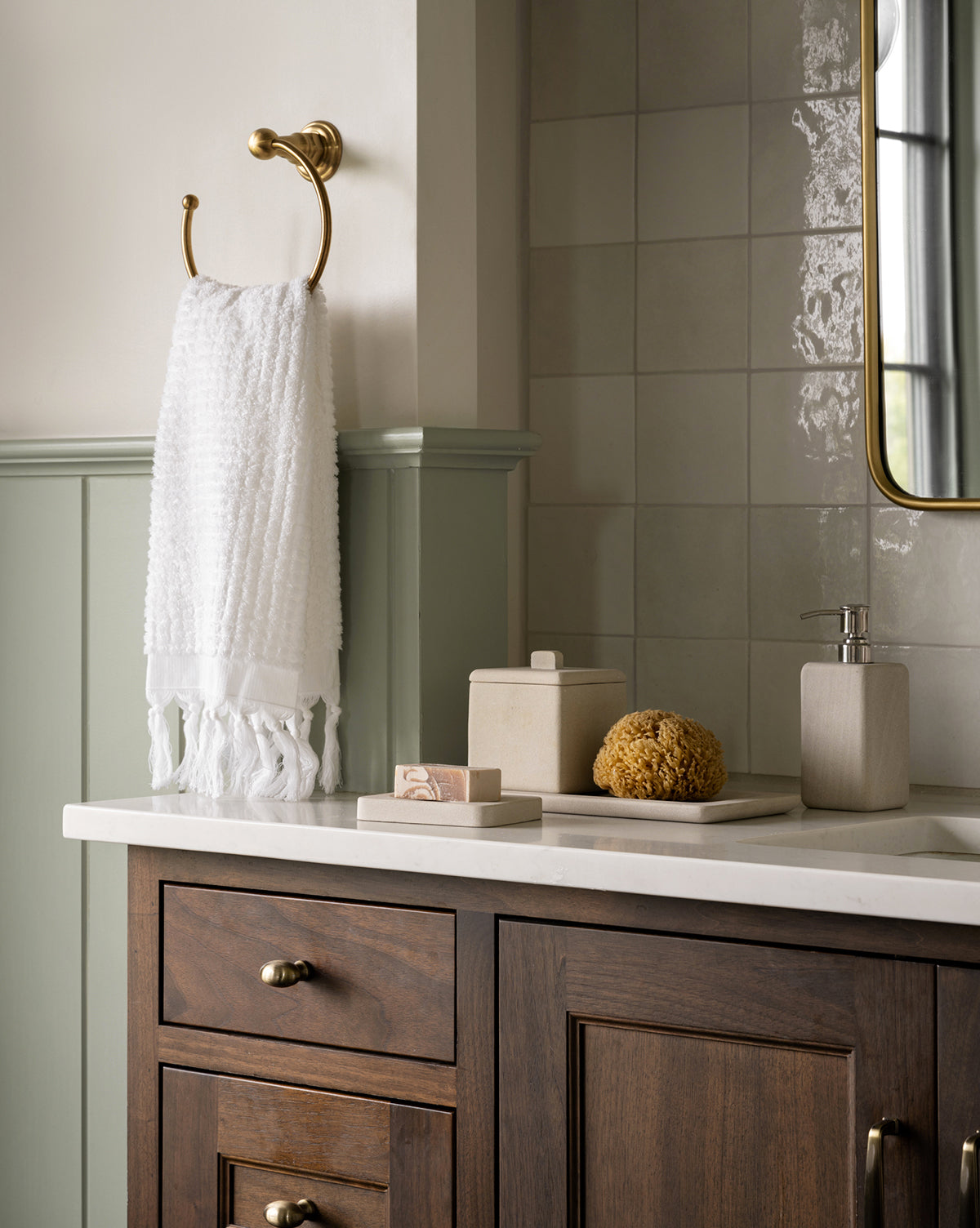 Bela Sandstone Bath Collection  Elegant Texture, Organic Touch