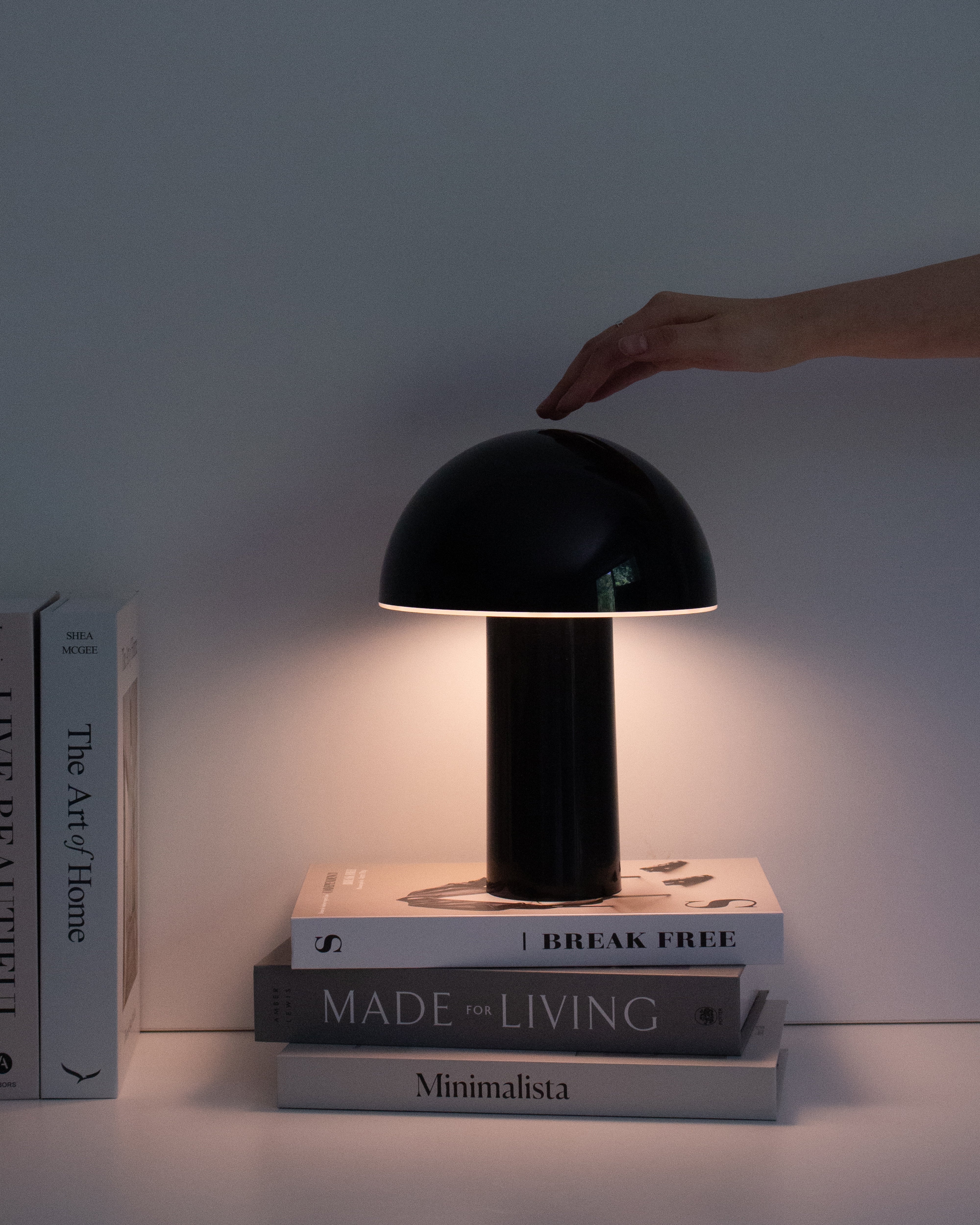 Celia Mushroom Table Lamp | Portable, Rechargeable LED