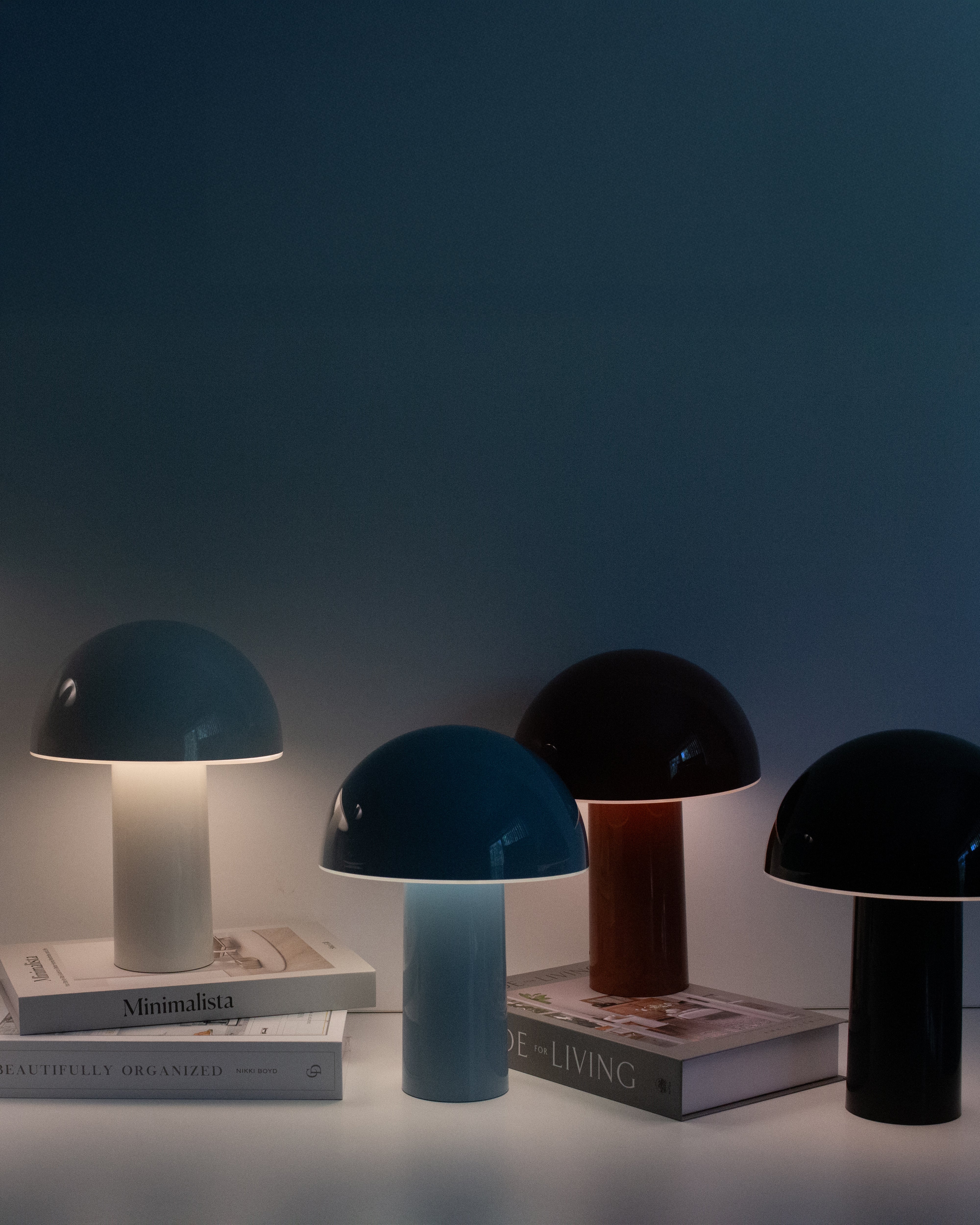 Celia Mushroom Table Lamp | Portable, Rechargeable LED