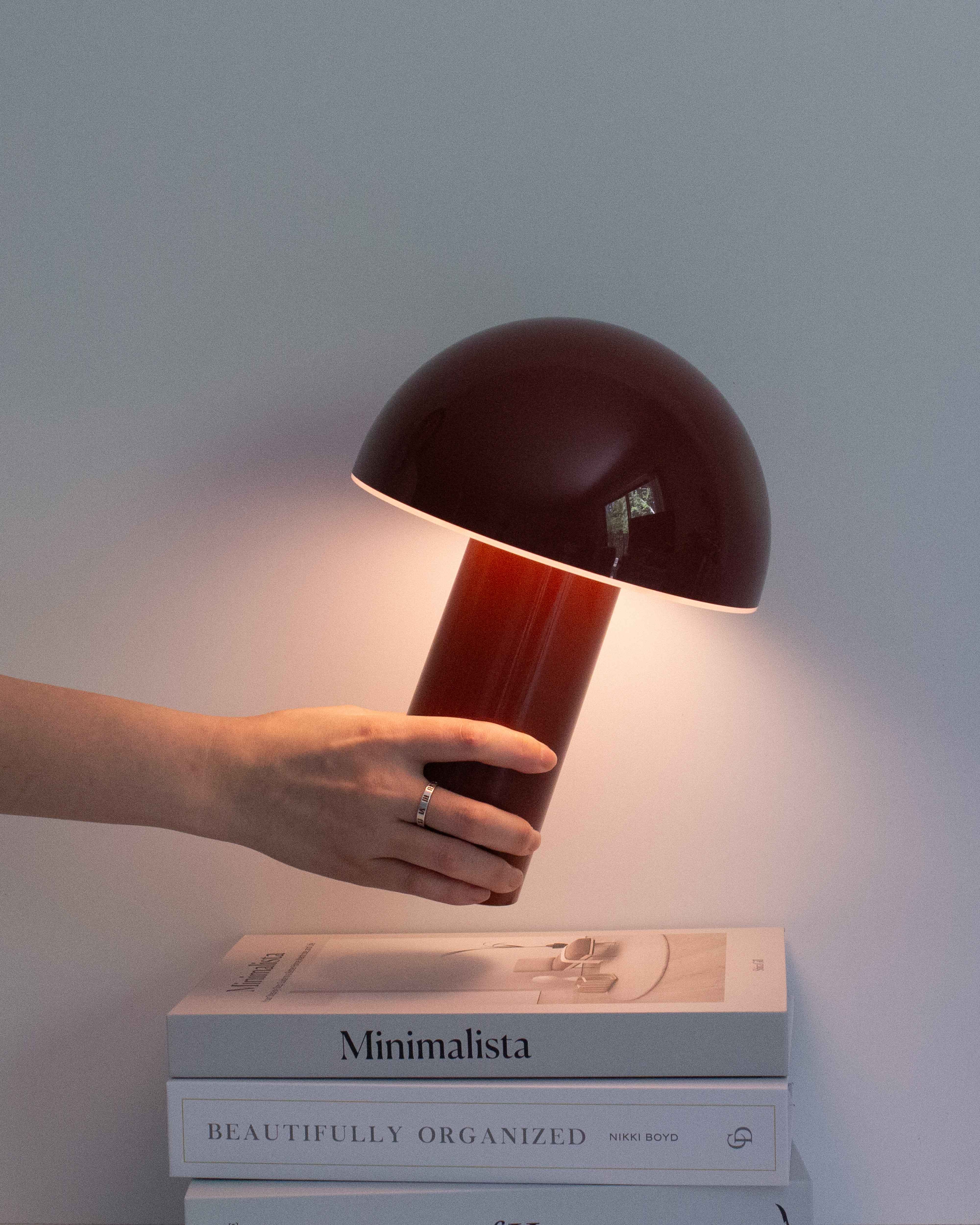 Celia Mushroom Table Lamp | Portable, Rechargeable LED