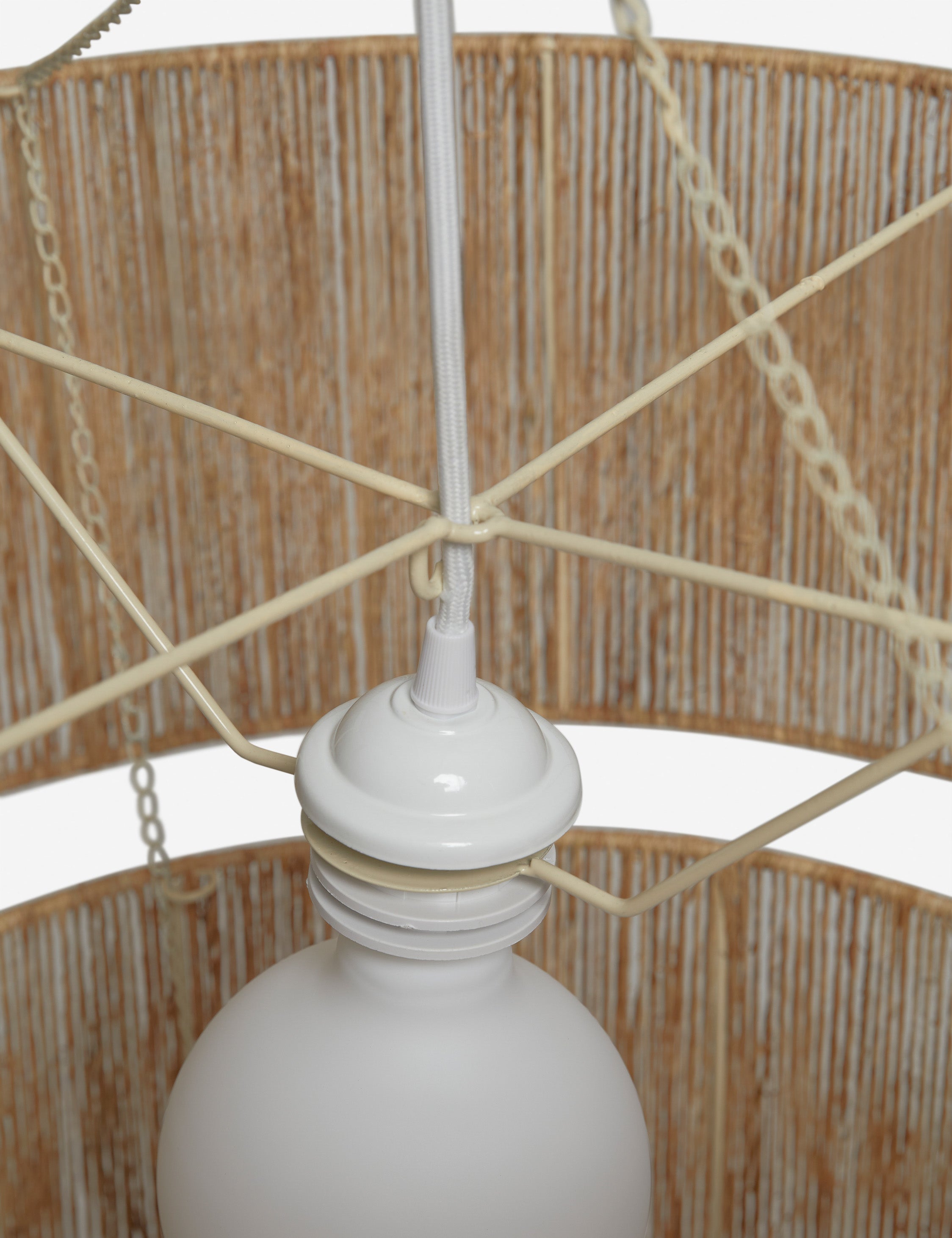 Cielo Chandelier | Jute-Wrapped, Three-Tier Design