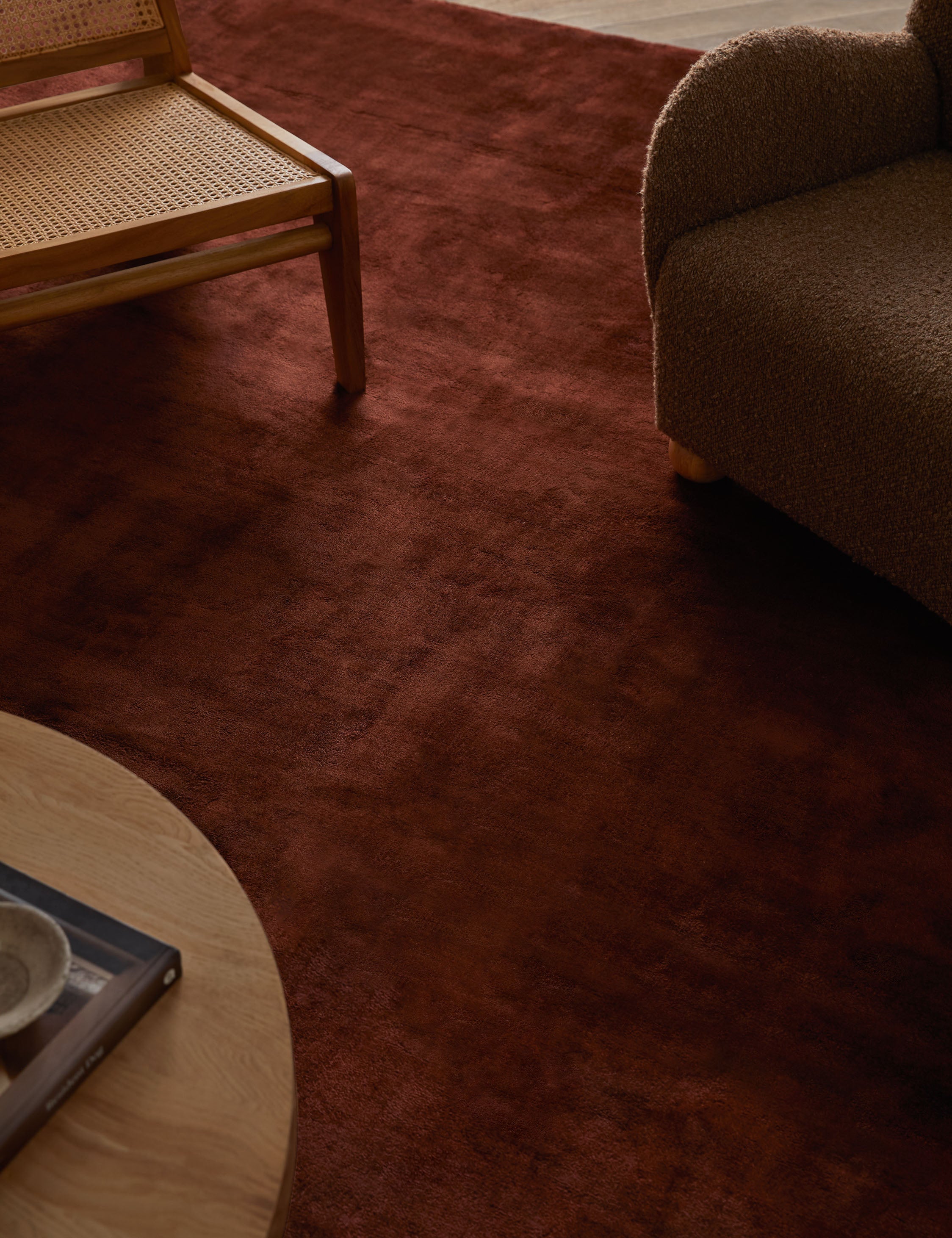 Caden Handmade Rug | Viscose Fibers, Luxe Texture