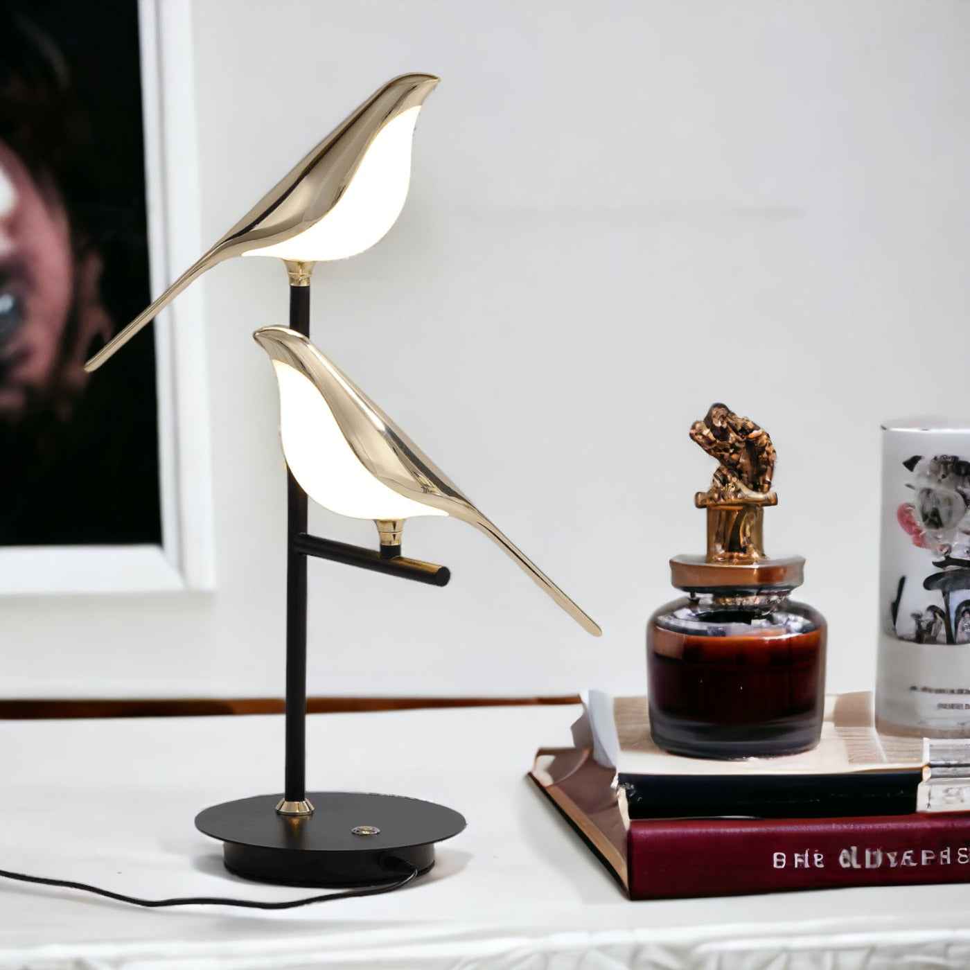 Bela Birdlight Wall Lamp | Nordic LED Sconce, Warm Ambient Glow