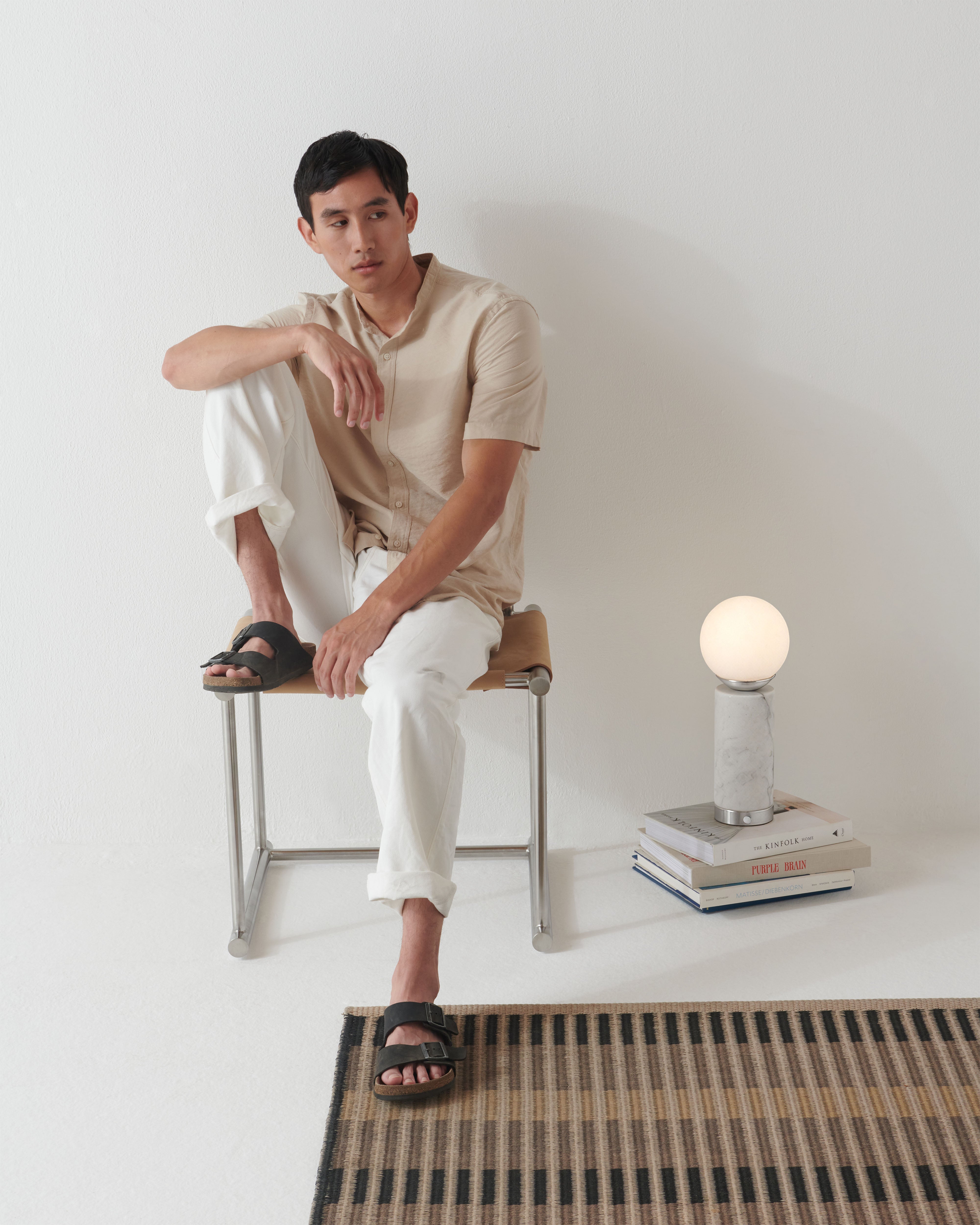 Aero USB Table Lamp | Marble Base, Dimmable Light