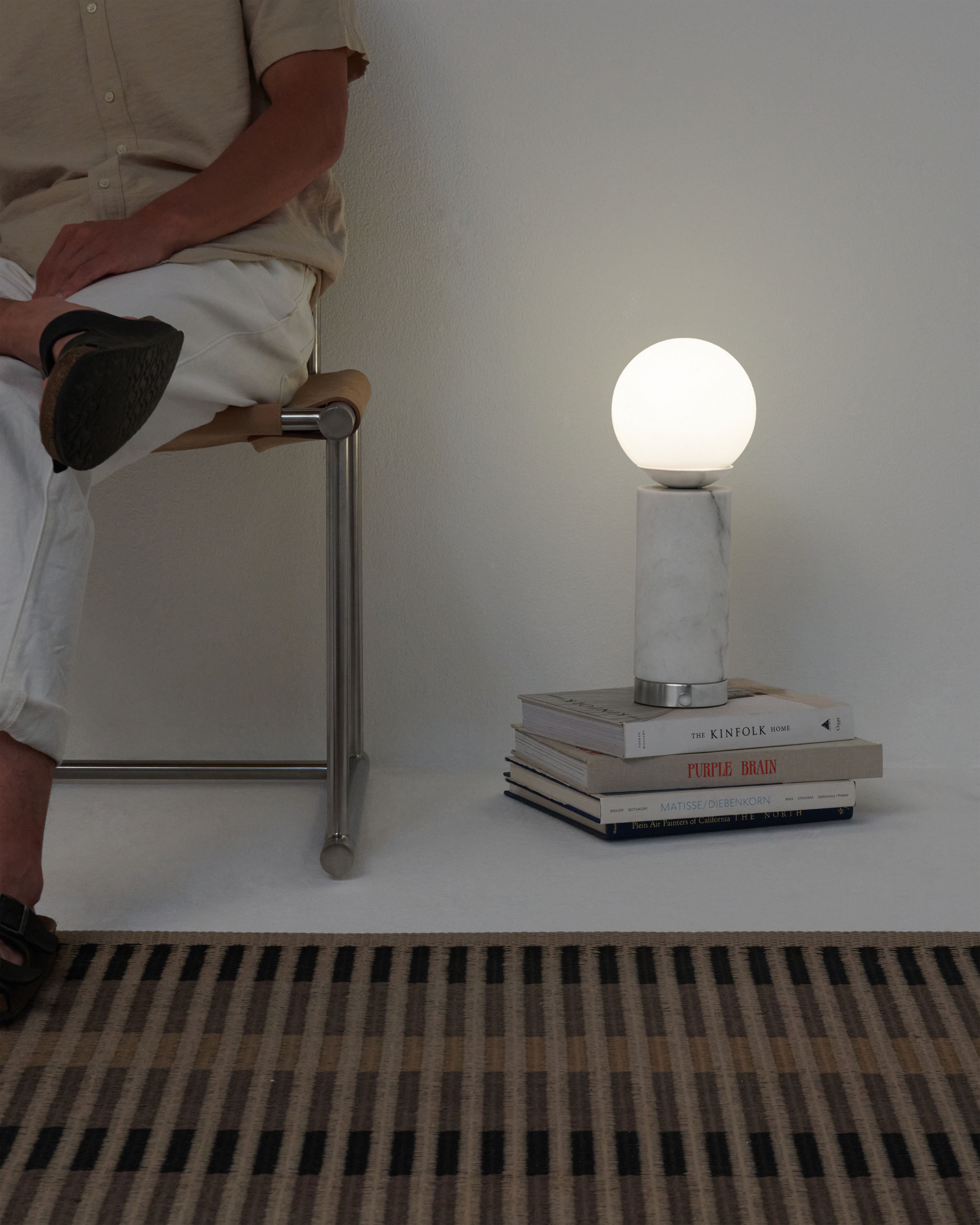Aero USB Table Lamp | Marble Base, Dimmable Light