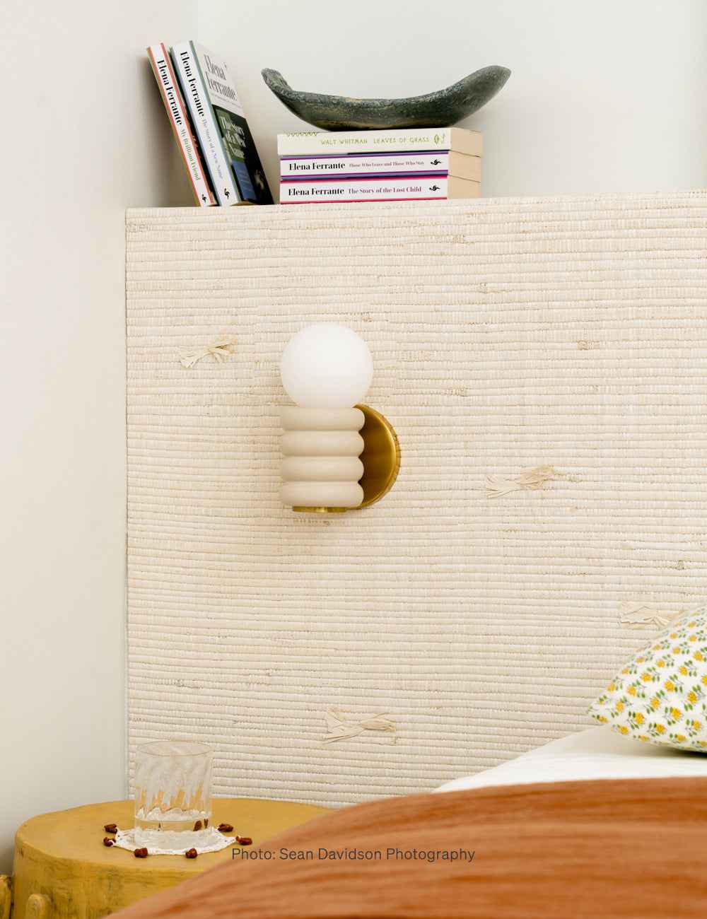 Bela Wall Sconce | Damp-Rated Ceramic Design