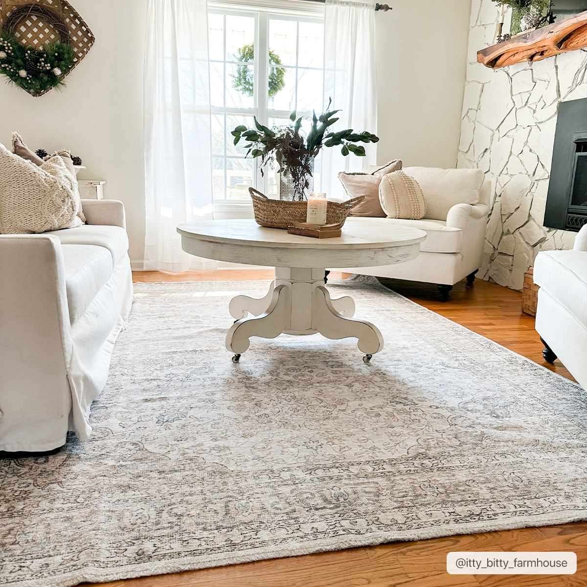 Bela Washable Area Rug  Durable Polyester, Stain-Resistant