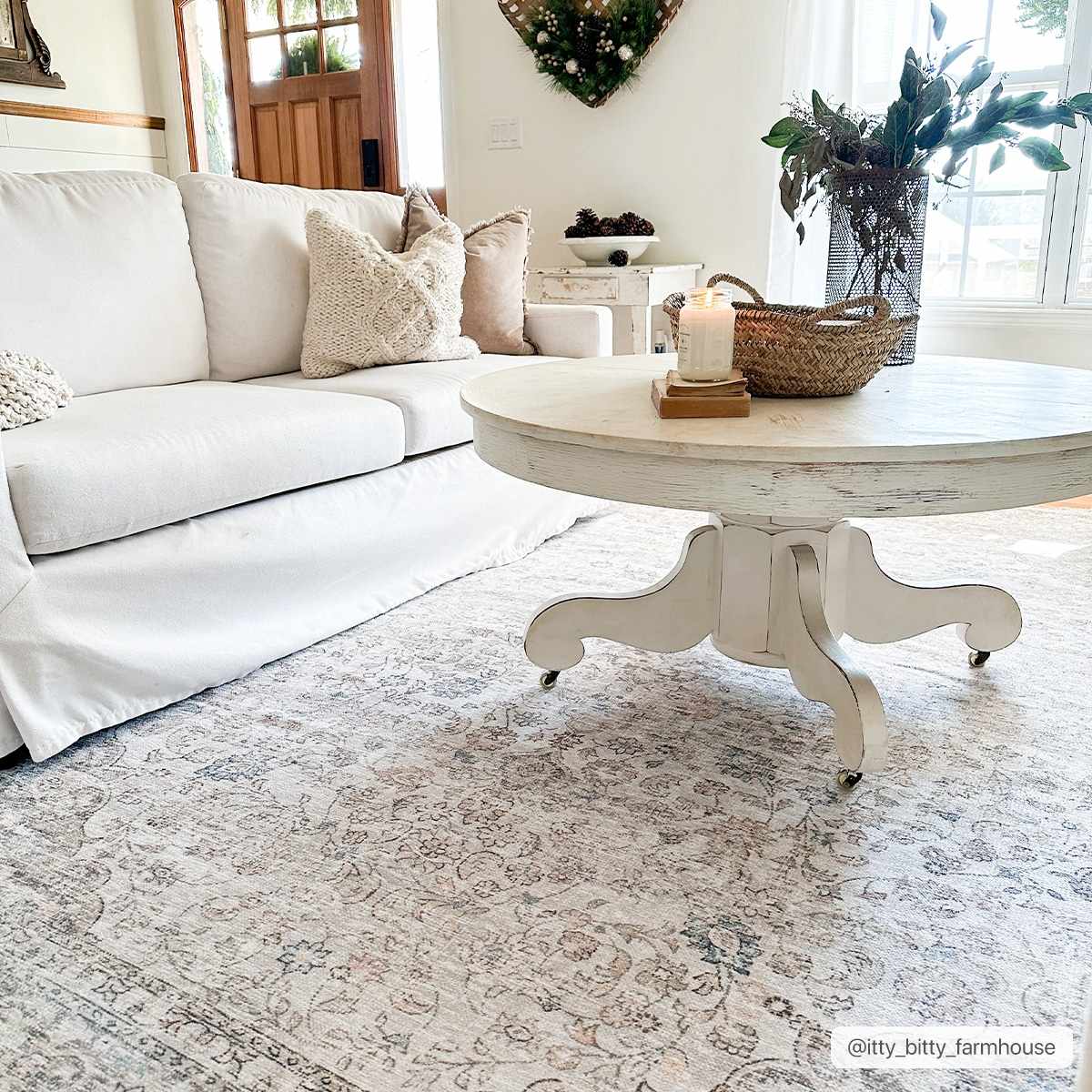 Bela Washable Area Rug  Durable Polyester, Stain-Resistant