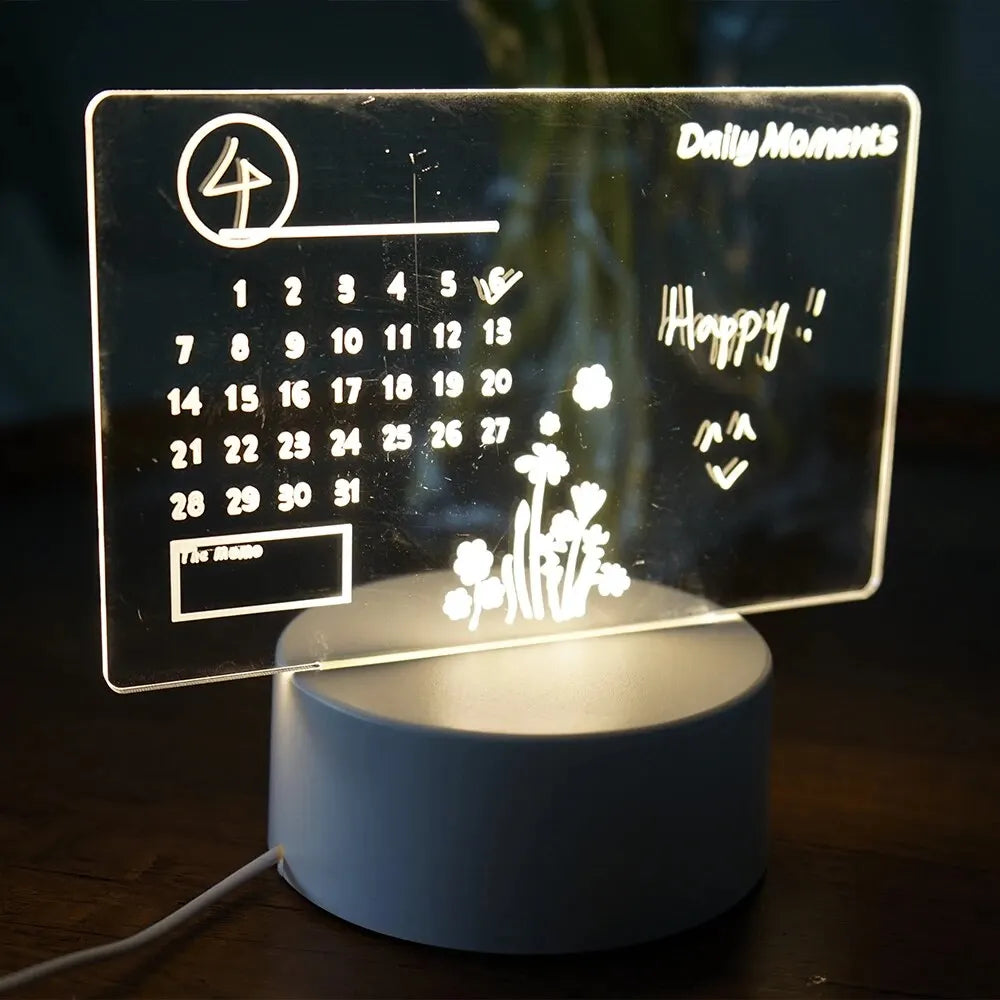 BriteSketch LED Tafellamp | Dimbaar, Geïntegreerd Notitiebord