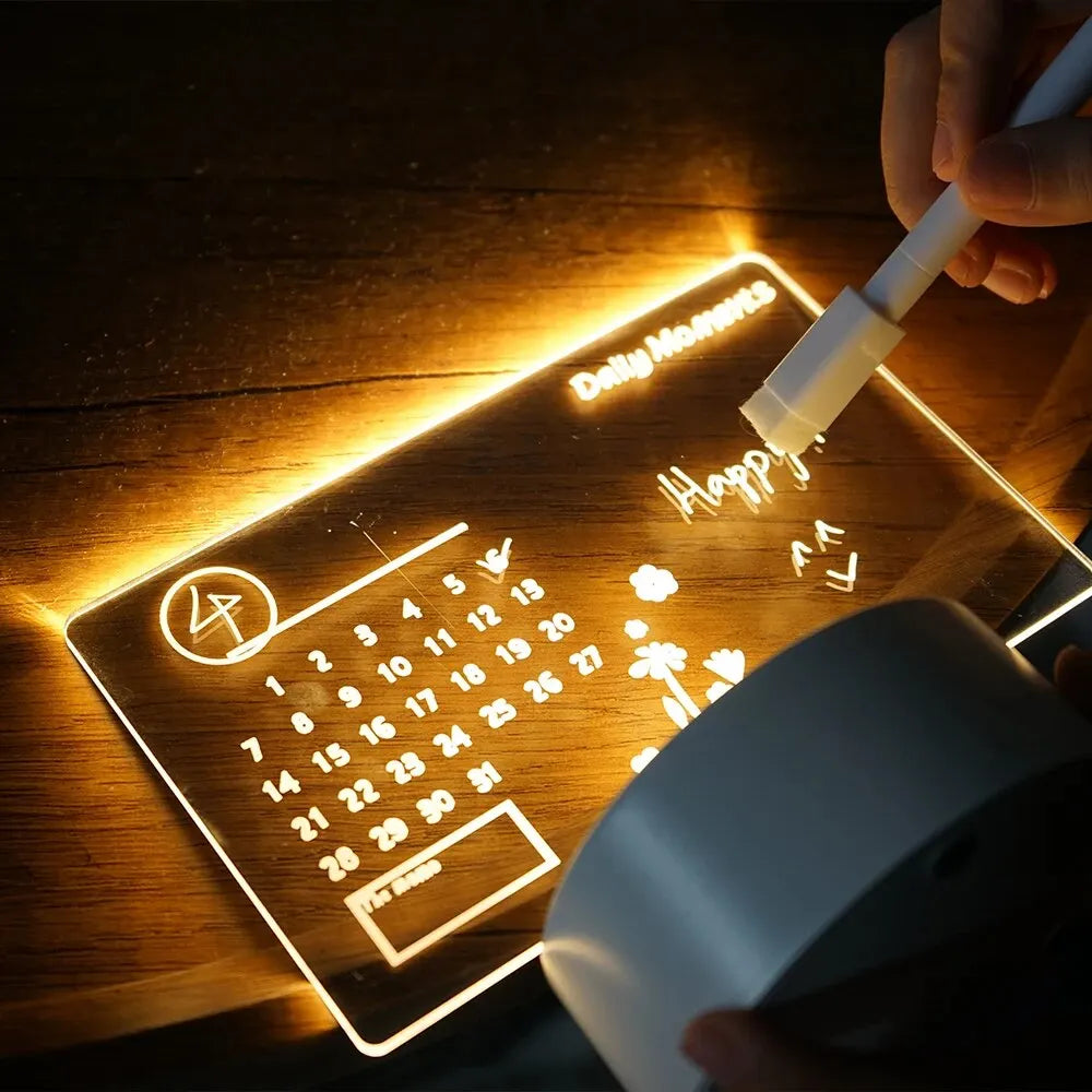 BriteSketch LED Tafellamp | Dimbaar, Geïntegreerd Notitiebord