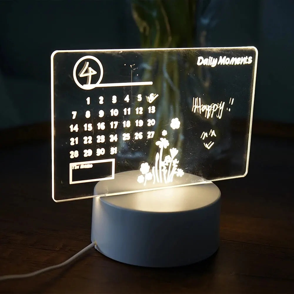 BriteSketch LED Tafellamp | Dimbaar, Geïntegreerd Notitiebord