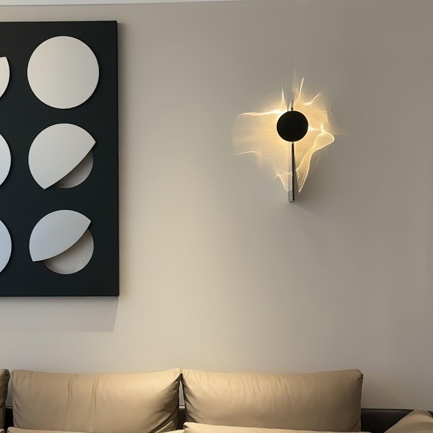 Bello LED Wandlamp | Artistiek Lichteffect, Chroom Afwerking