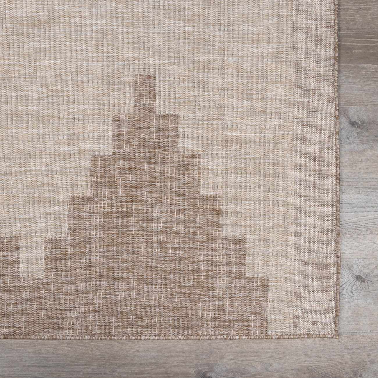 Bela Outdoor Rug  Aztec Geometric Pattern, 100% Polypropylene