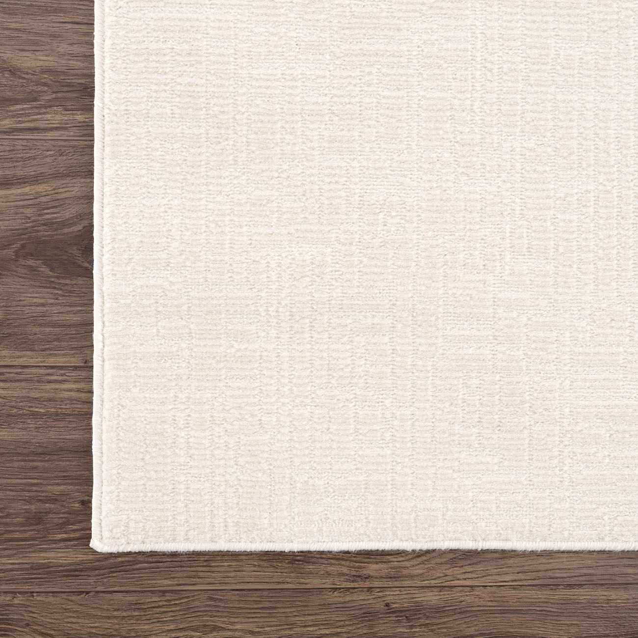 Luxe Leanna Area Rug  Machine Washable Polyester  Cream