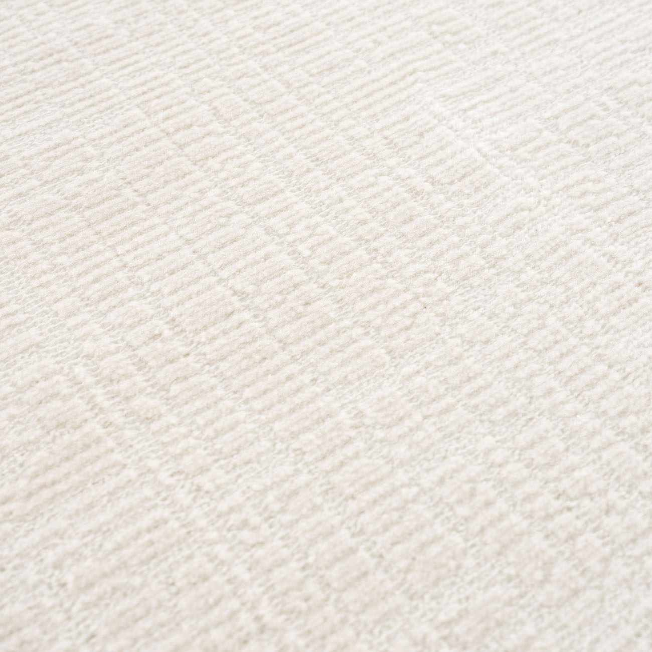 Luxe Leanna Area Rug  Machine Washable Polyester  Cream