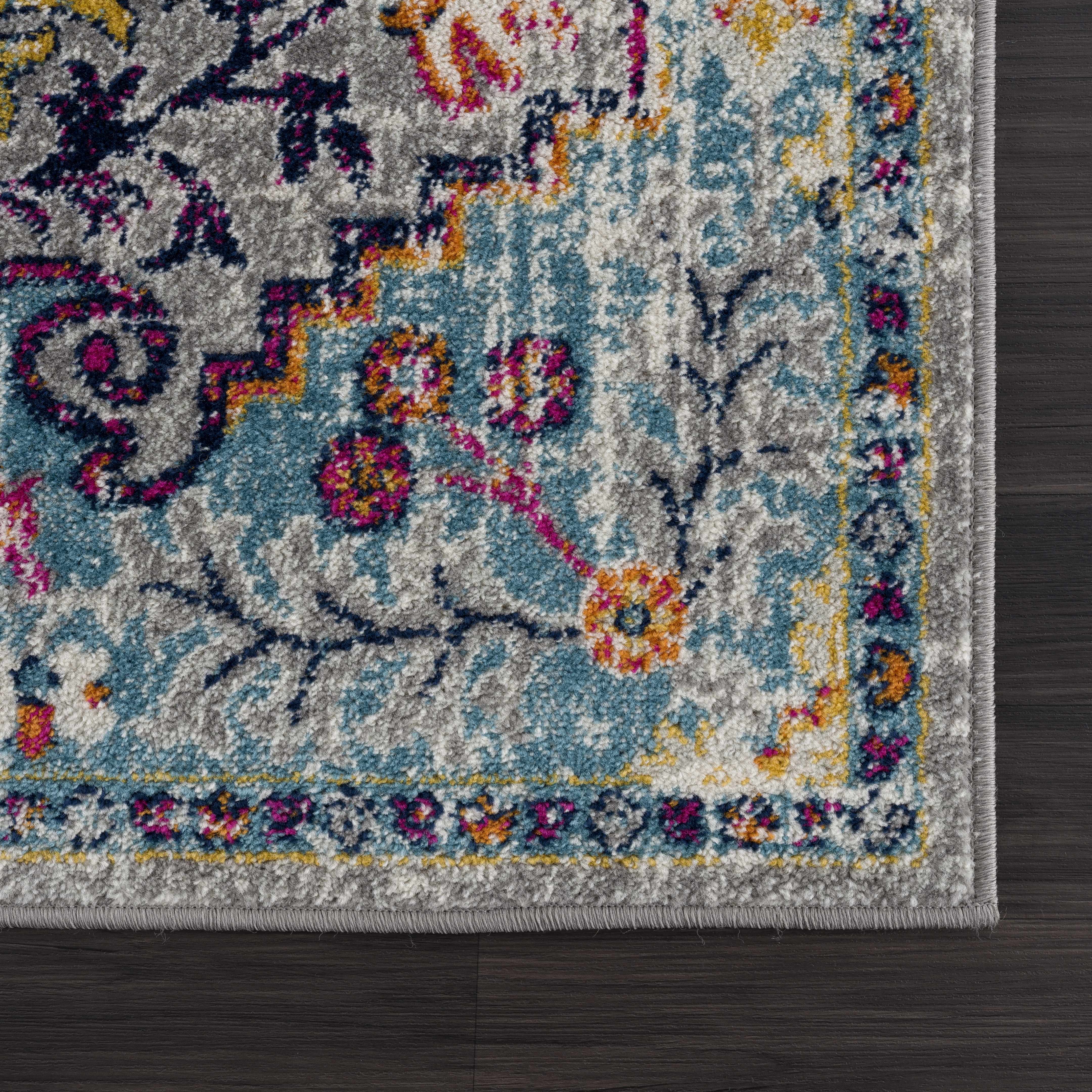 Dazzle Colorful Area Rug  Machine Woven  Medium Pile