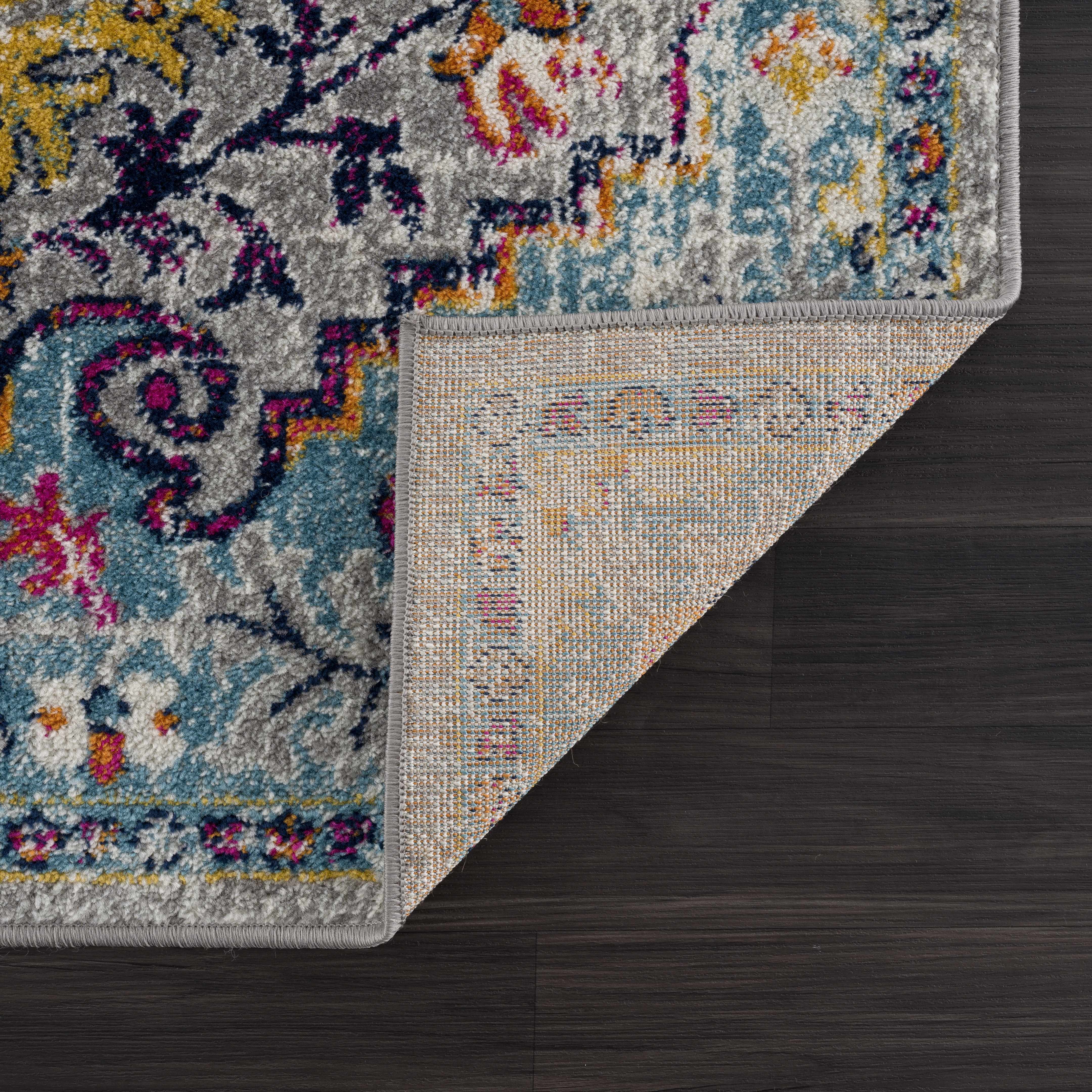 Dazzle Colorful Area Rug  Machine Woven  Medium Pile