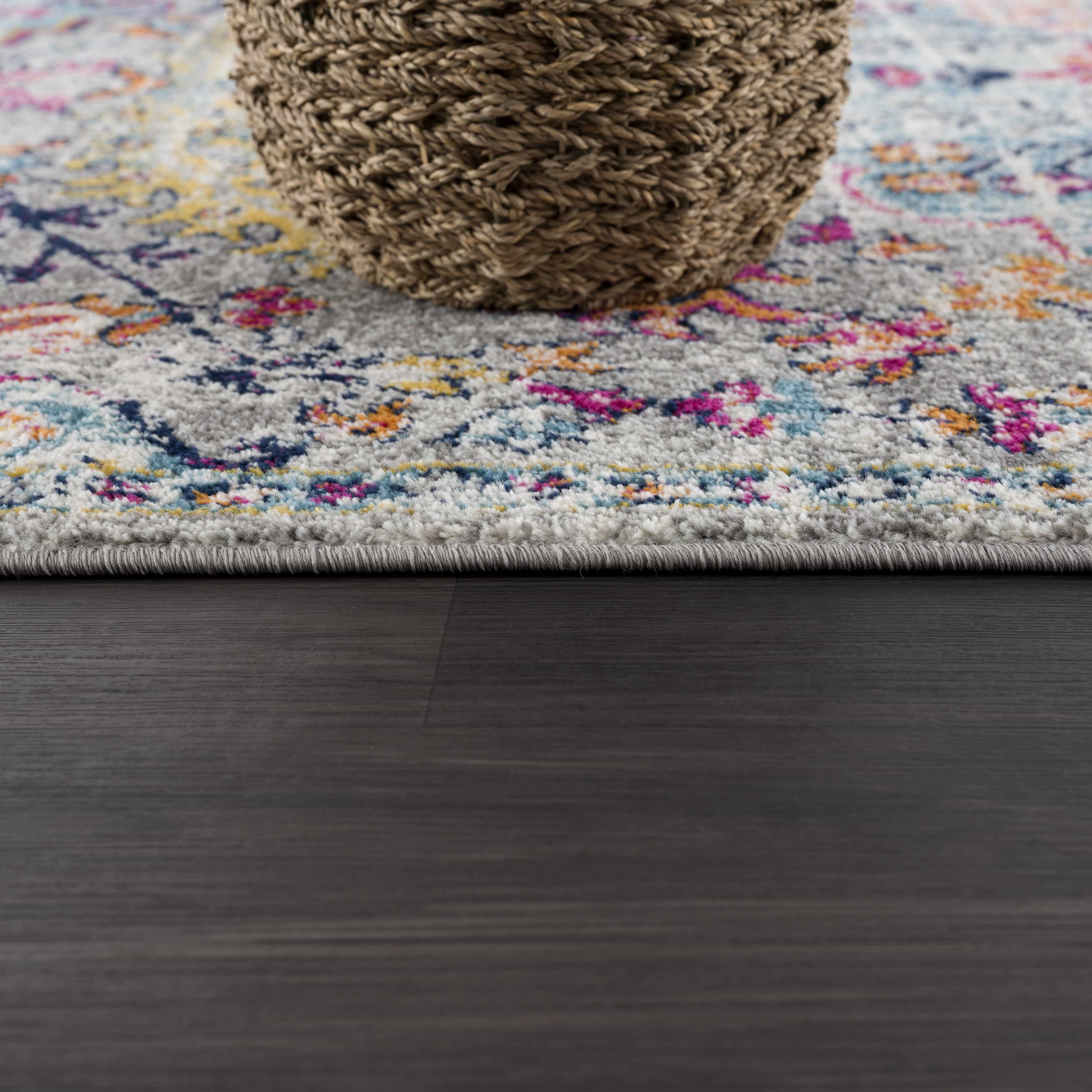 Dazzle Colorful Area Rug  Machine Woven  Medium Pile