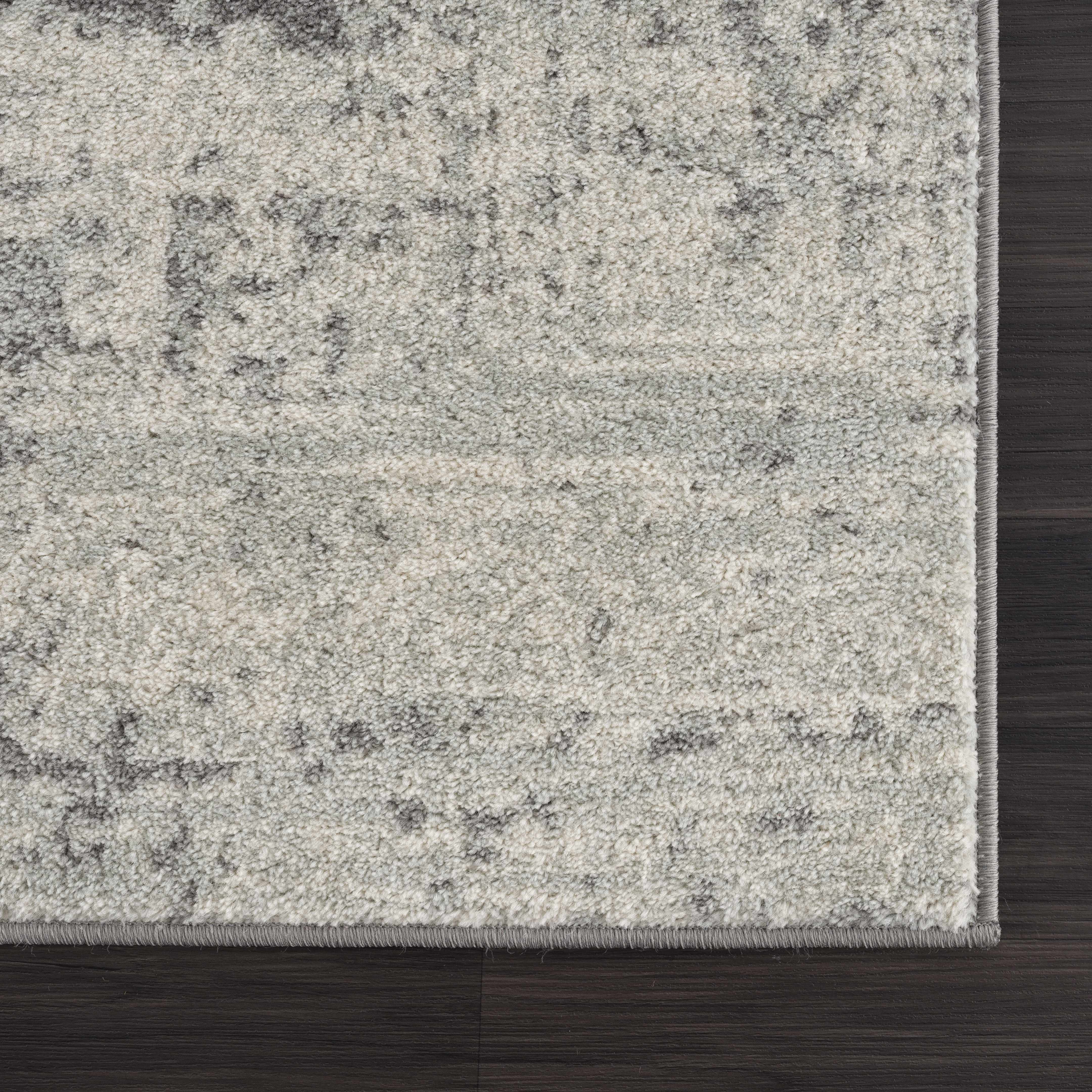Raven Area Rug  Machine Woven  Charcoal Medium Gray