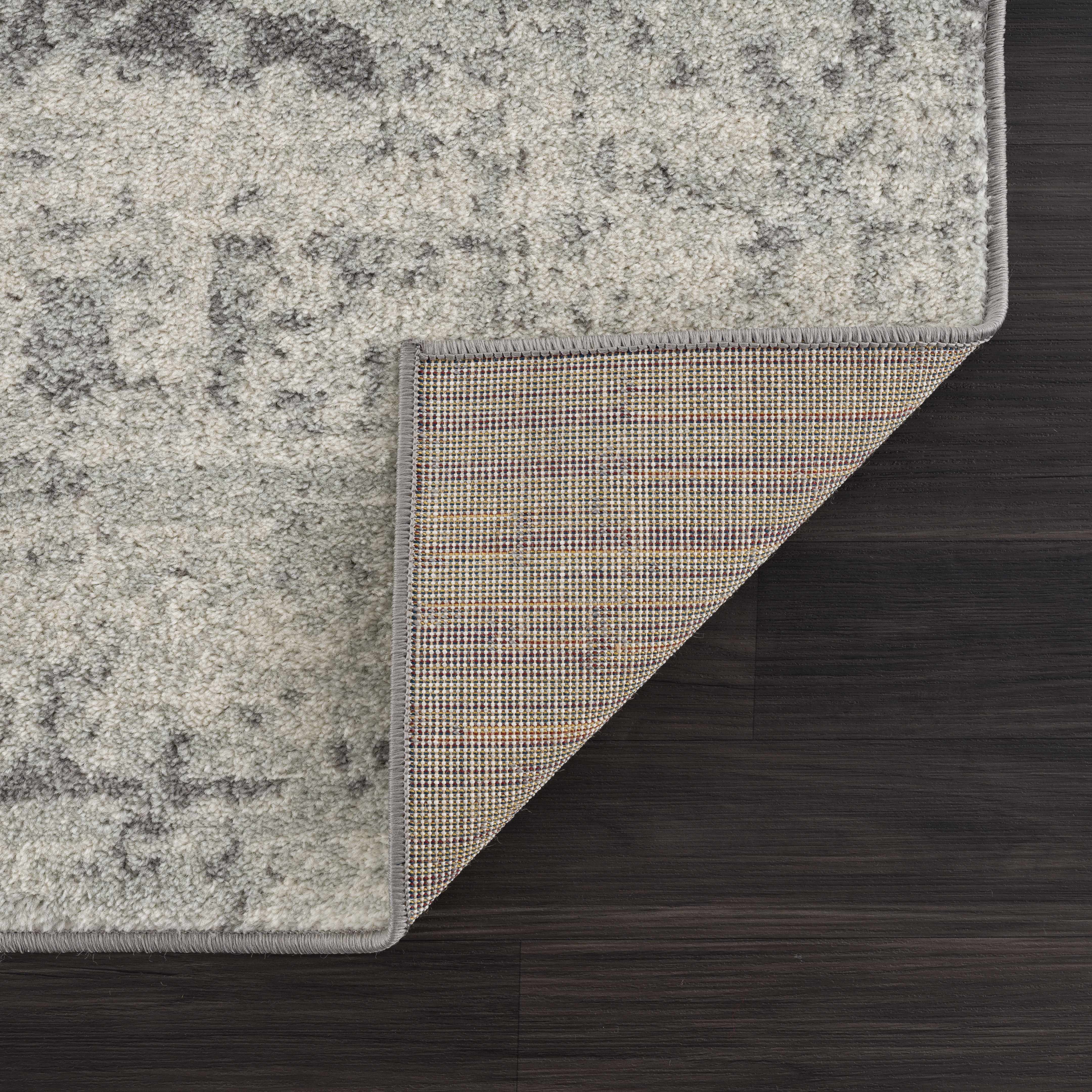 Raven Area Rug  Machine Woven  Charcoal Medium Gray