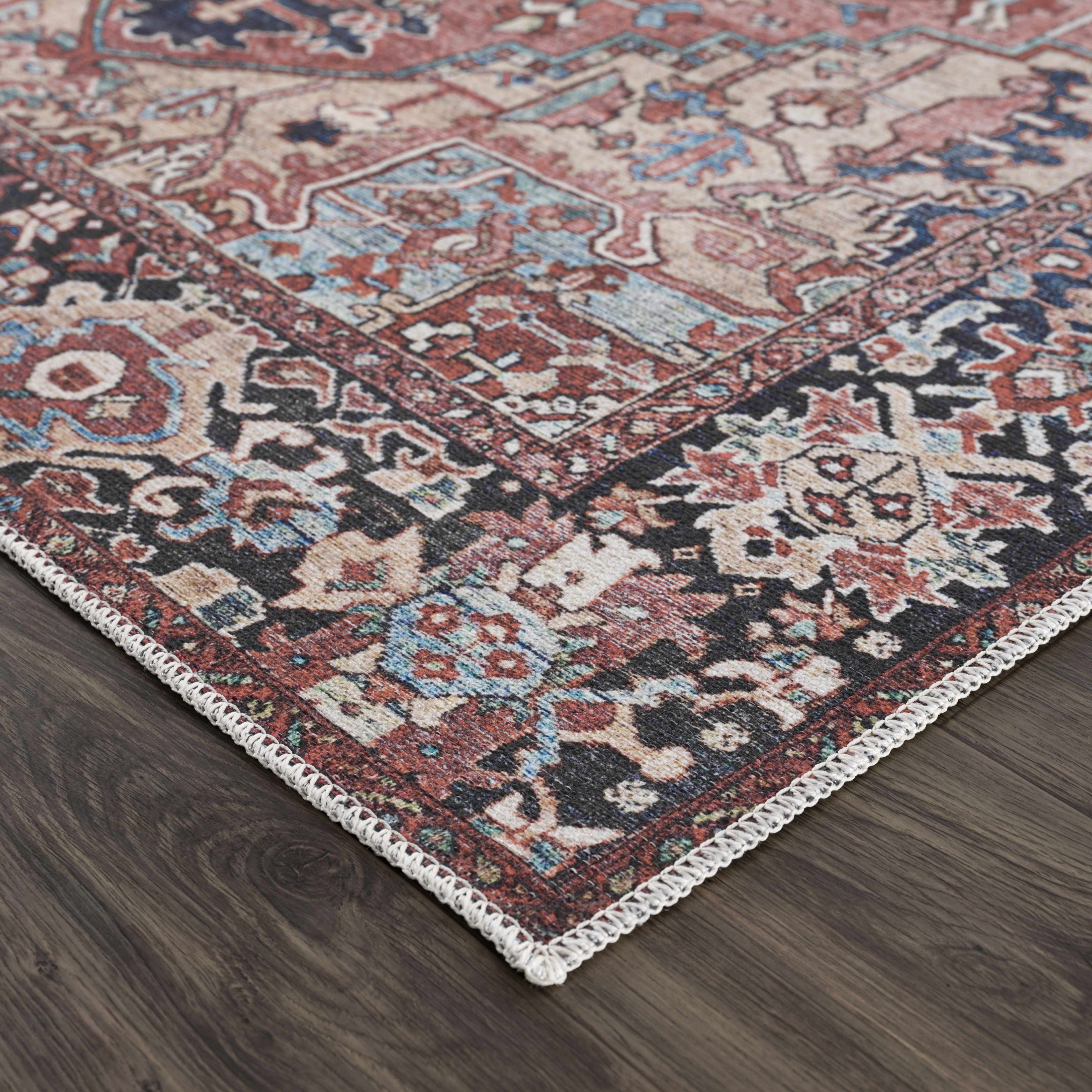 Nexis Area Rug  Machine Washable, Low Pile Polyester