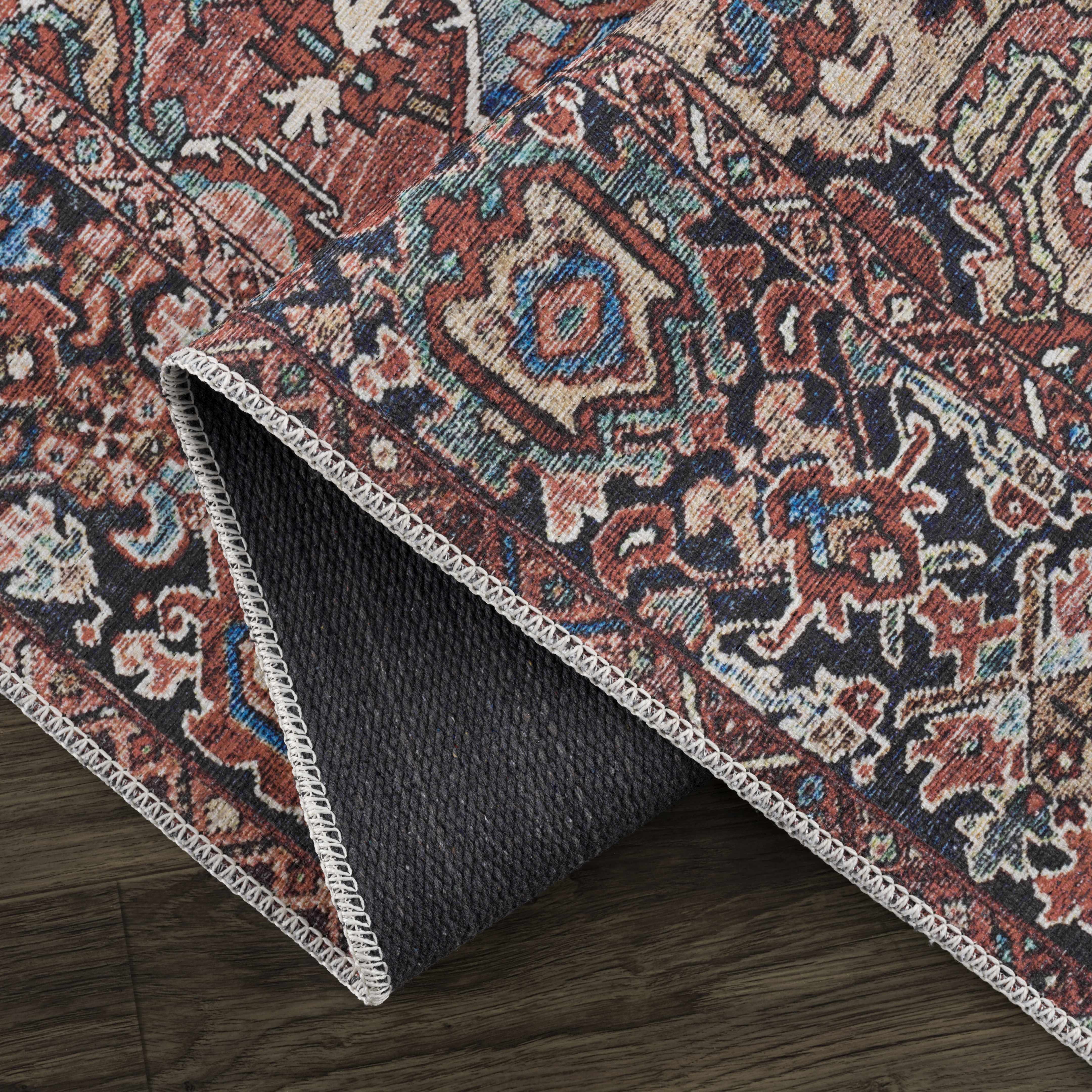 Nexis Area Rug  Machine Washable, Low Pile Polyester