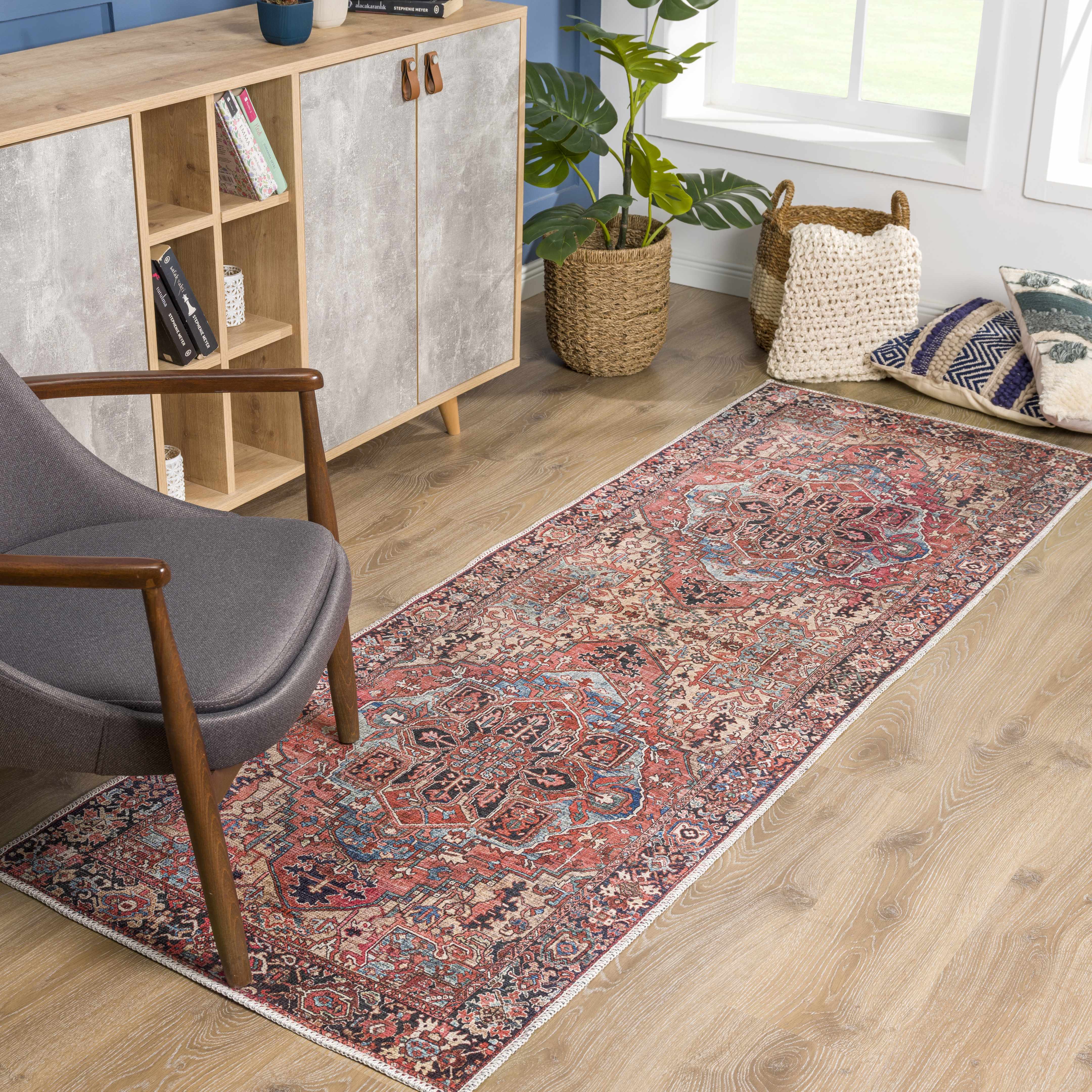 Nexis Area Rug  Machine Washable, Low Pile Polyester